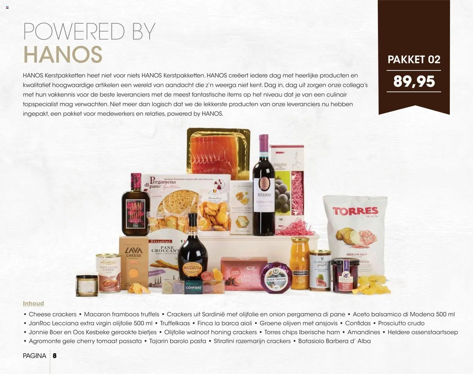 Hanos folder - Kerstbrochure 2026