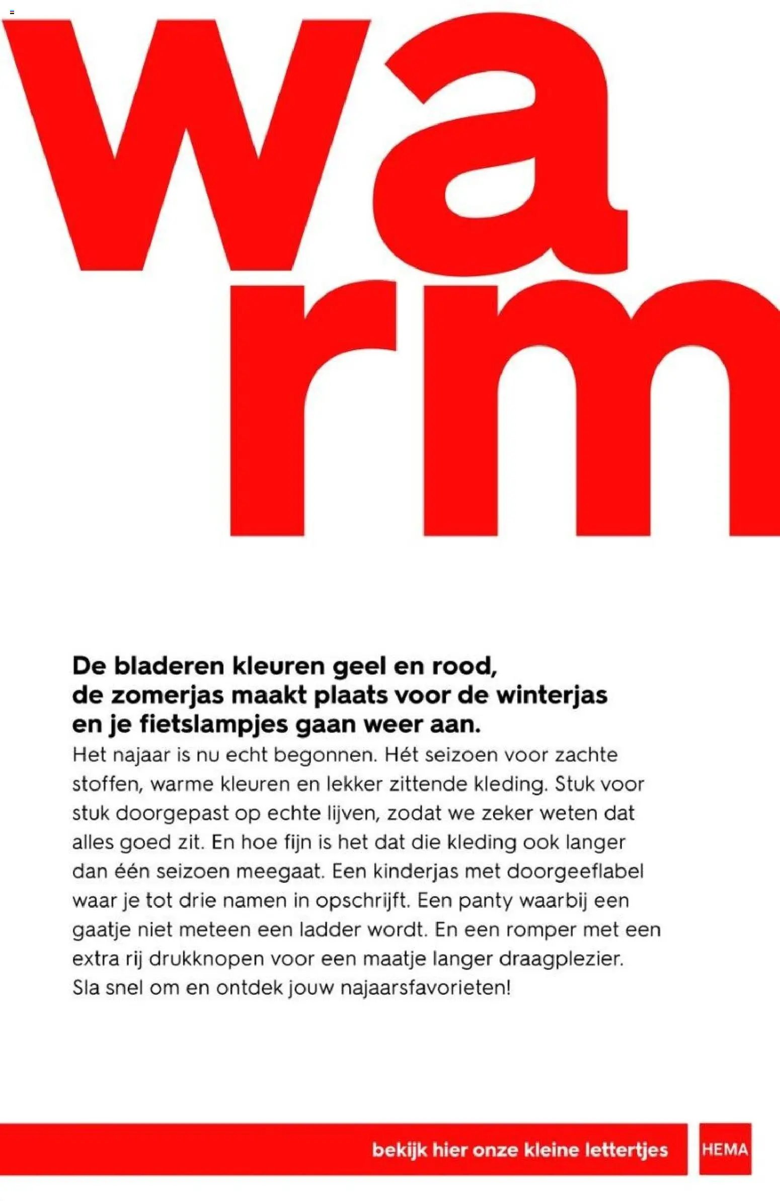 Hema folder Magazine