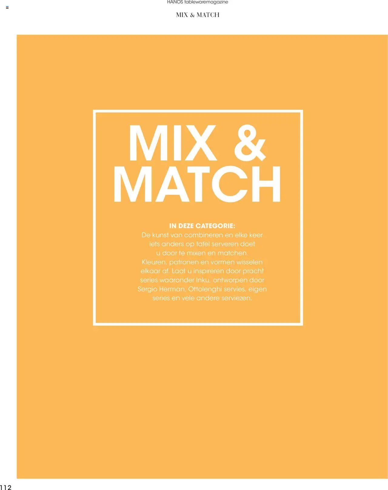 Hanos - Tableware magazine 2025-2026