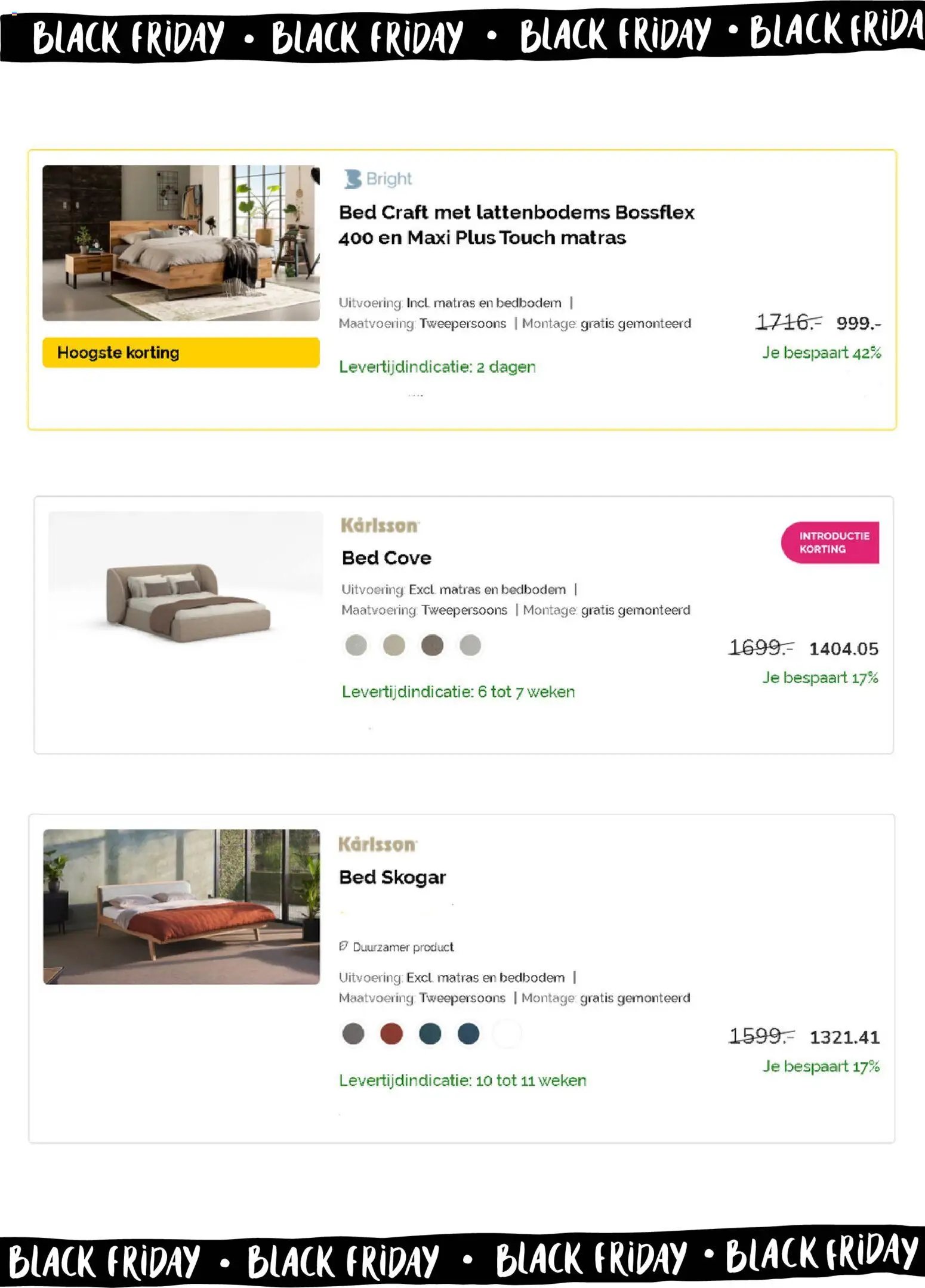 Beter Bed - Black Friday