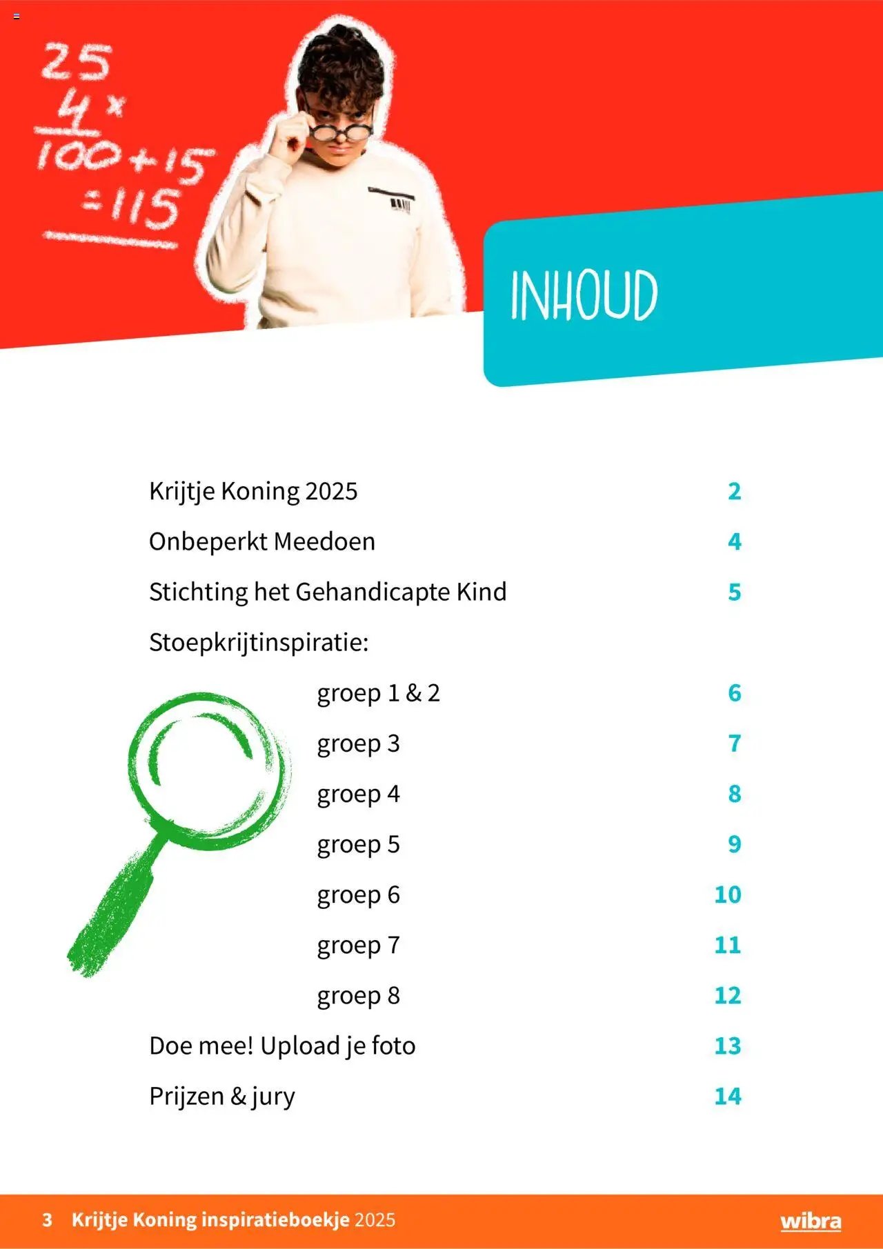 Wibra - Krijtje Koning inspiratieboekje