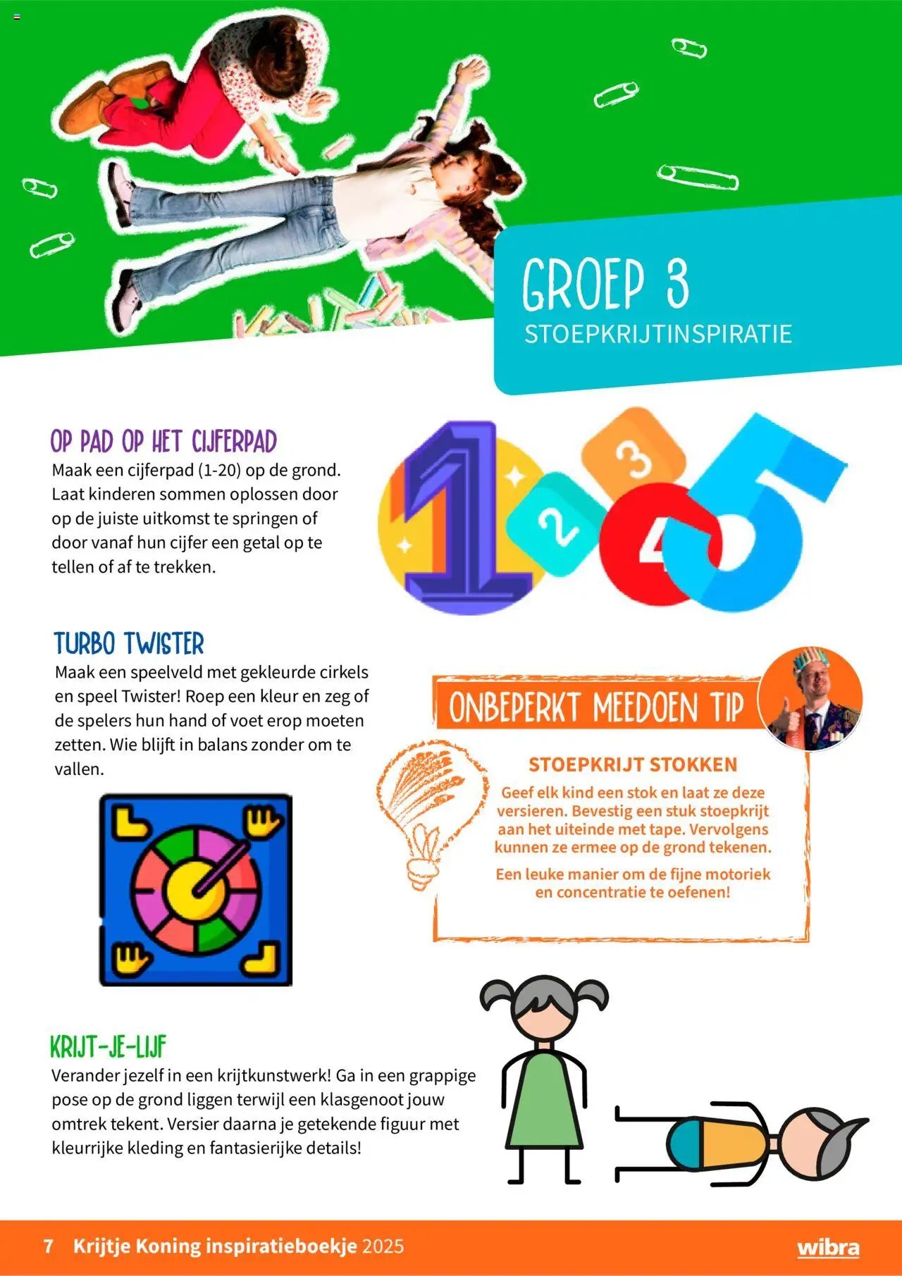 Wibra - Krijtje Koning inspiratieboekje