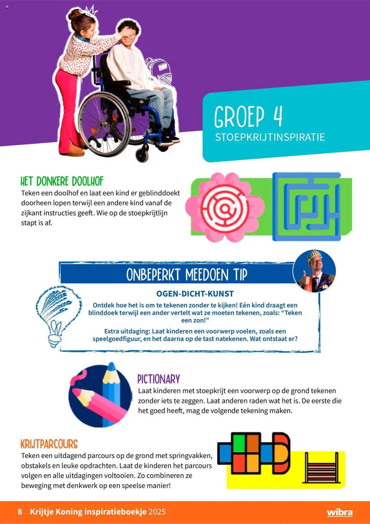 Wibra - Krijtje Koning inspiratieboekje