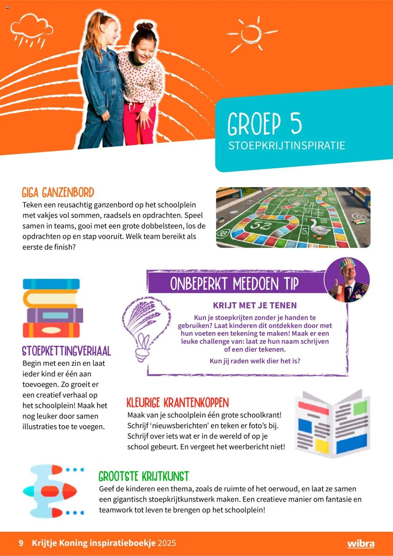 Wibra - Krijtje Koning inspiratieboekje