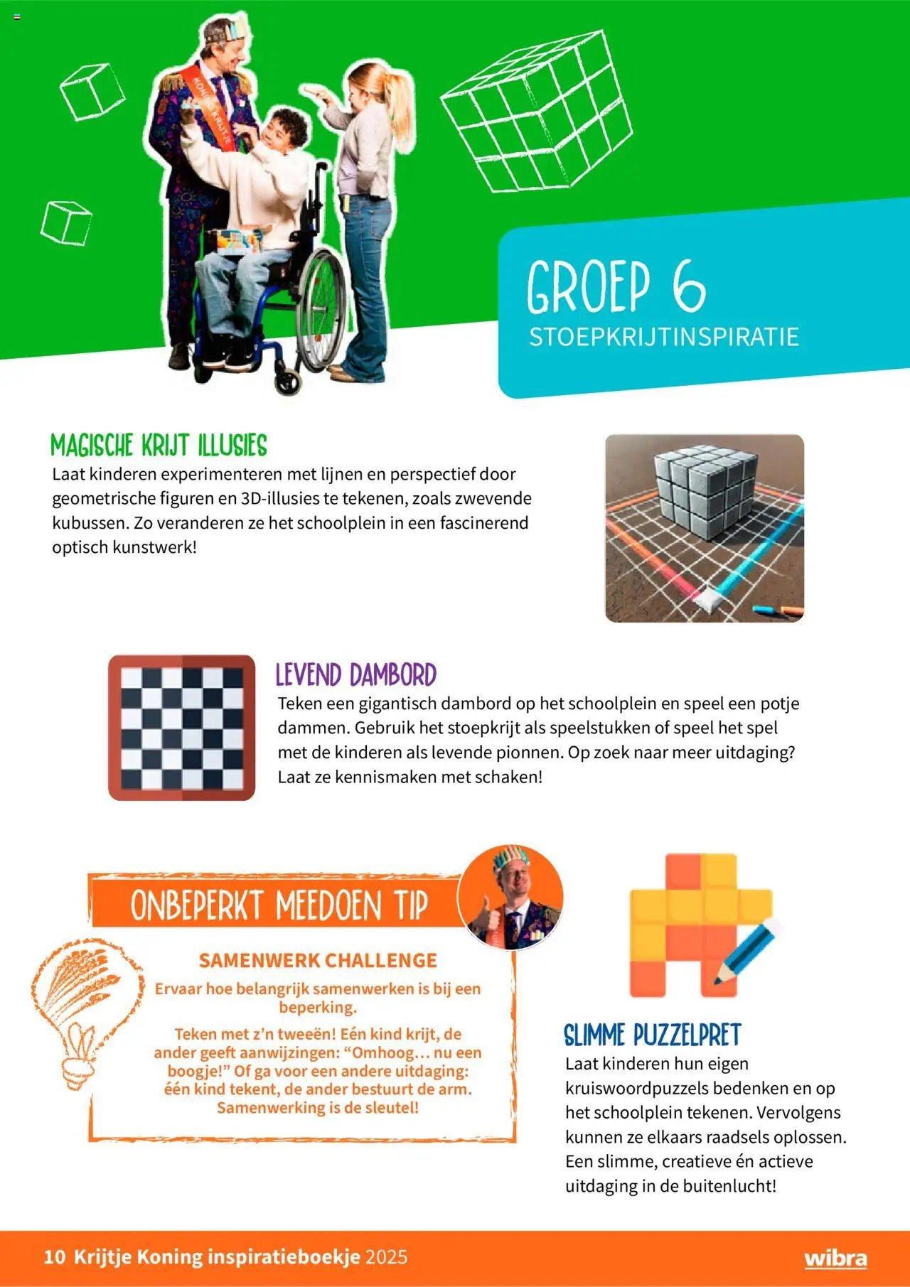 Wibra - Krijtje Koning inspiratieboekje
