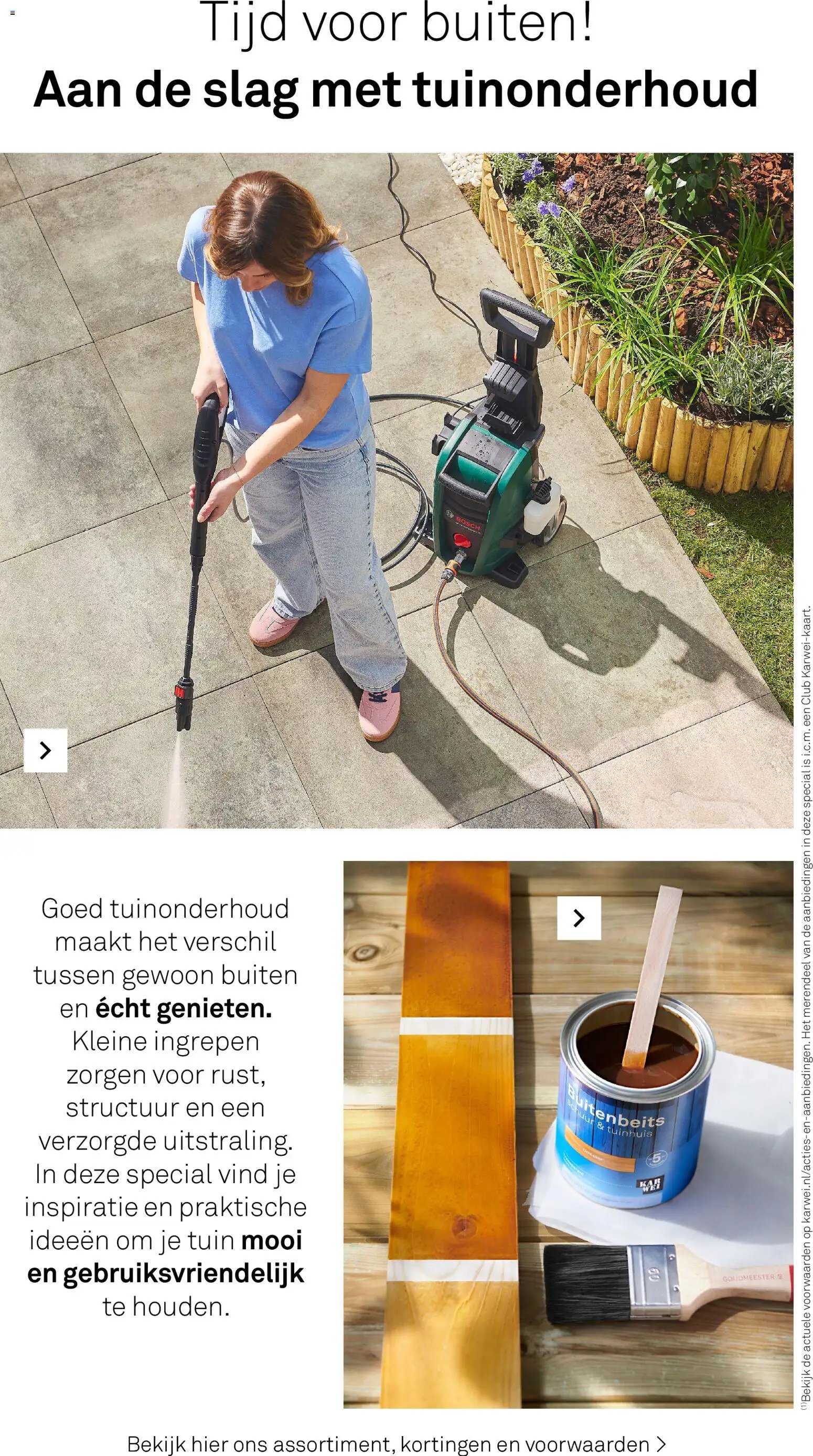 KARWEI folder - Tuin special - onderhoud