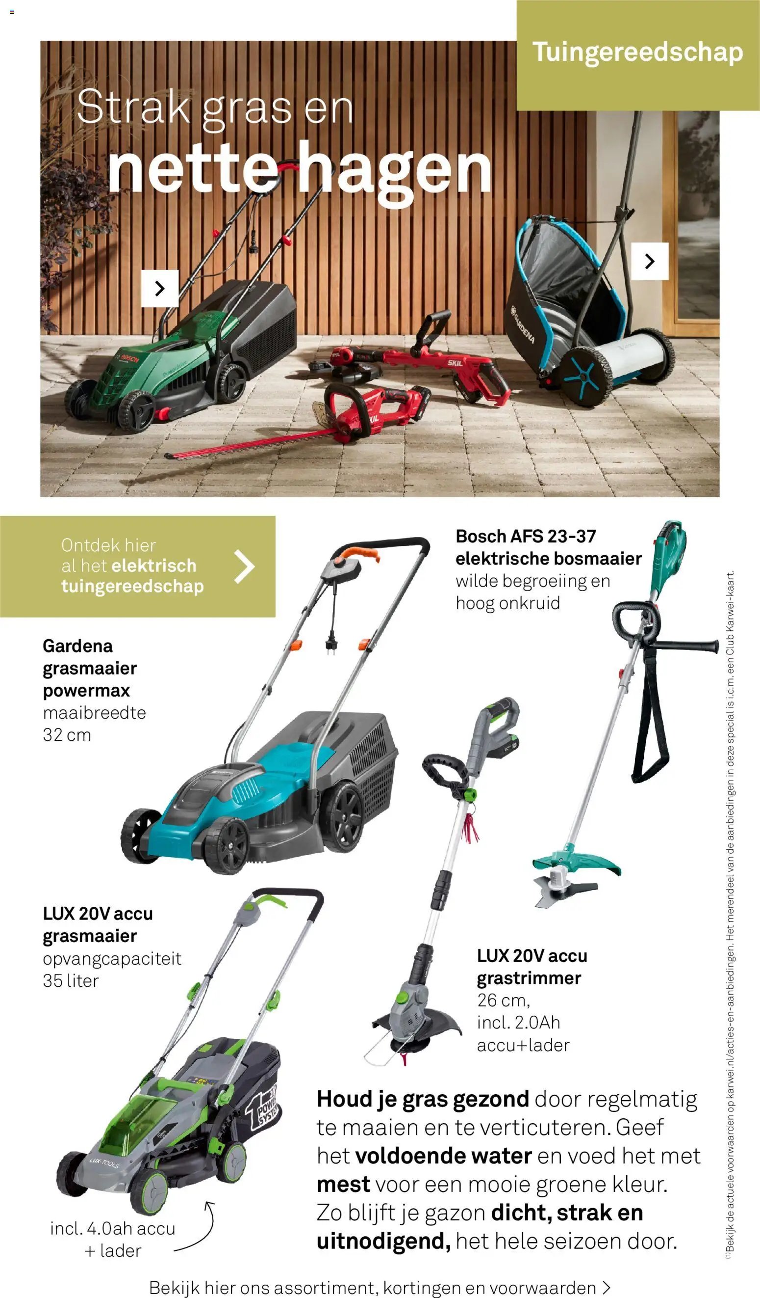 KARWEI folder - Tuin special - onderhoud