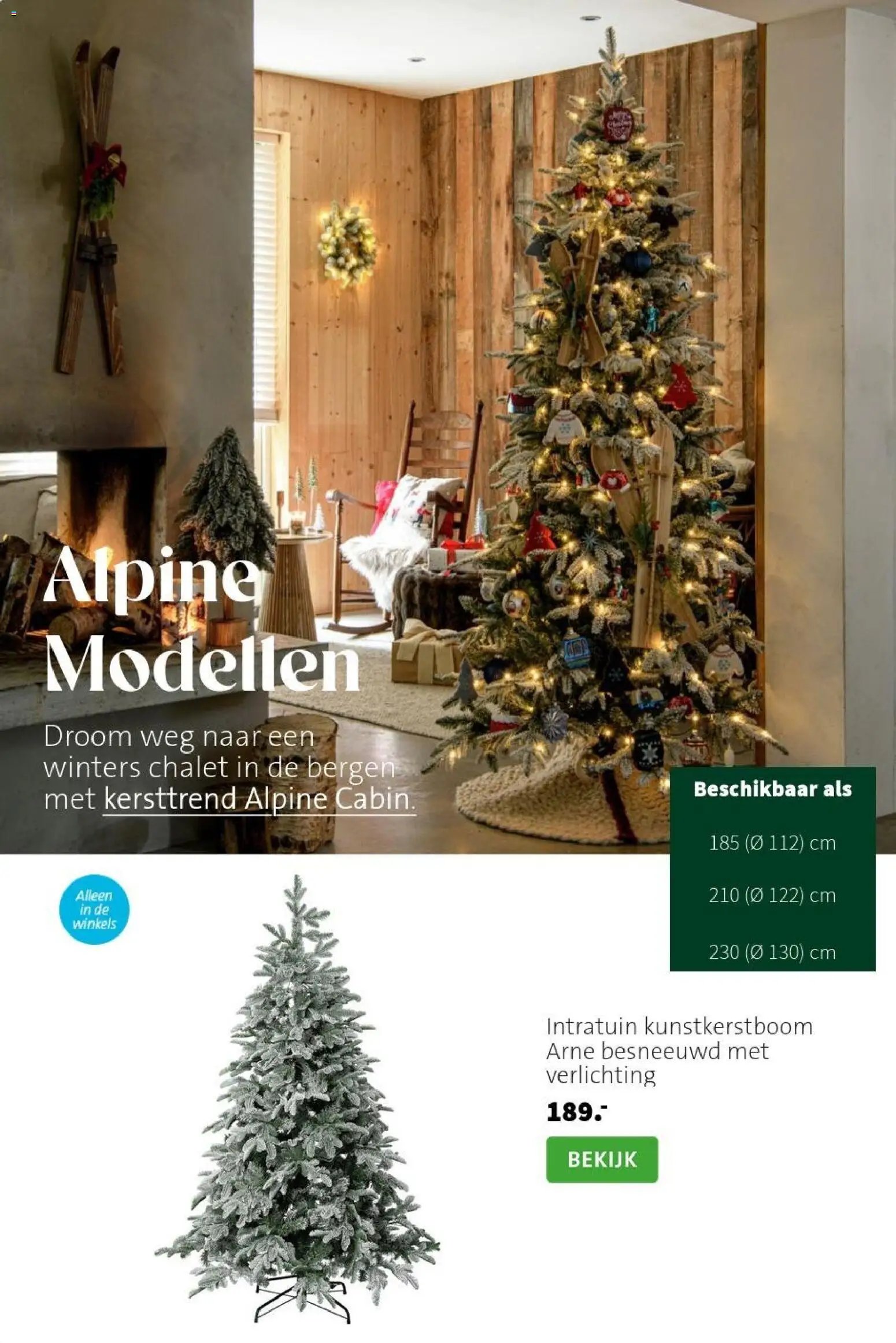 Intratuin folder Kerst bomen