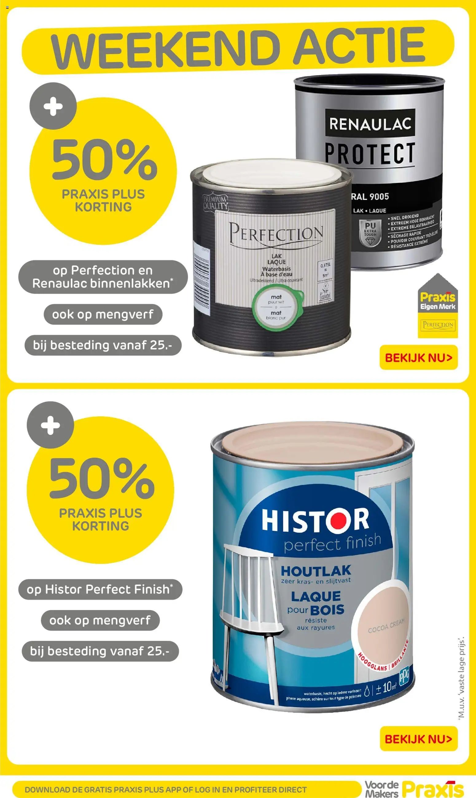 Praxis folder - Weekend actie