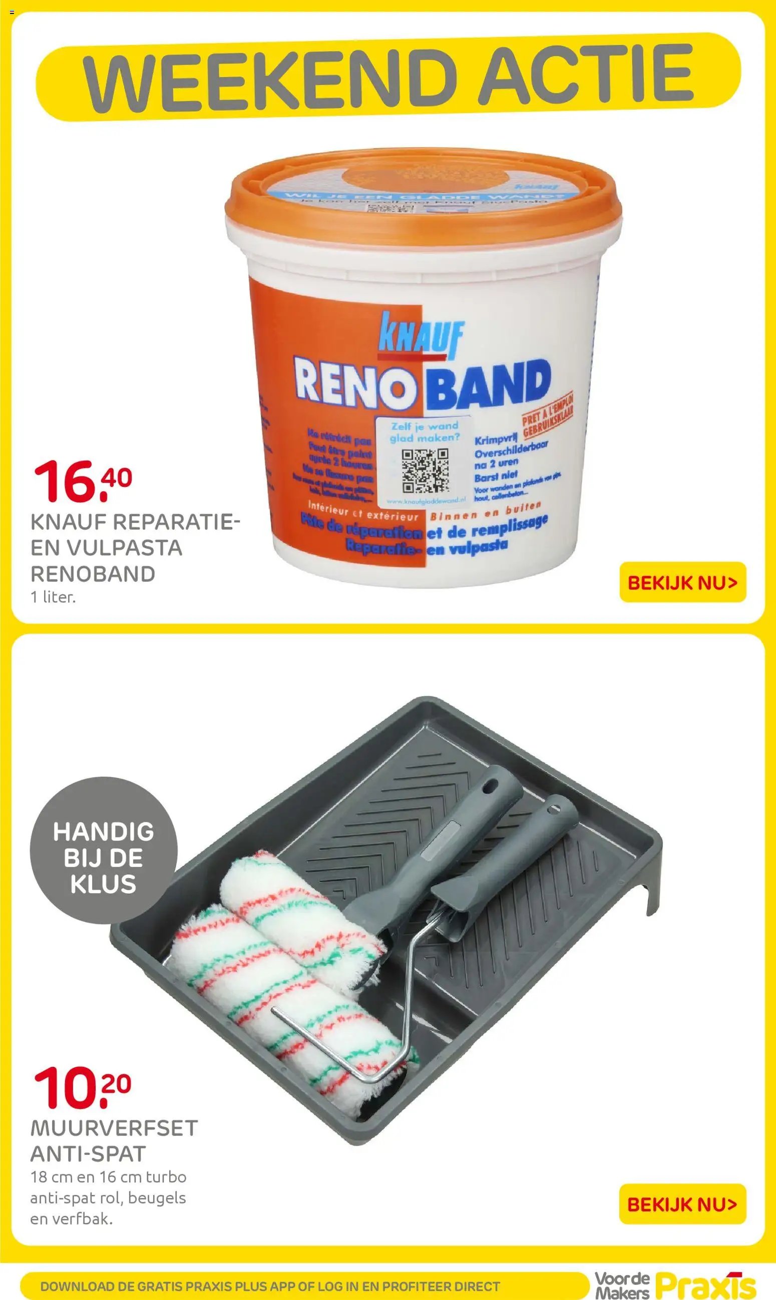 Praxis folder - Weekend actie