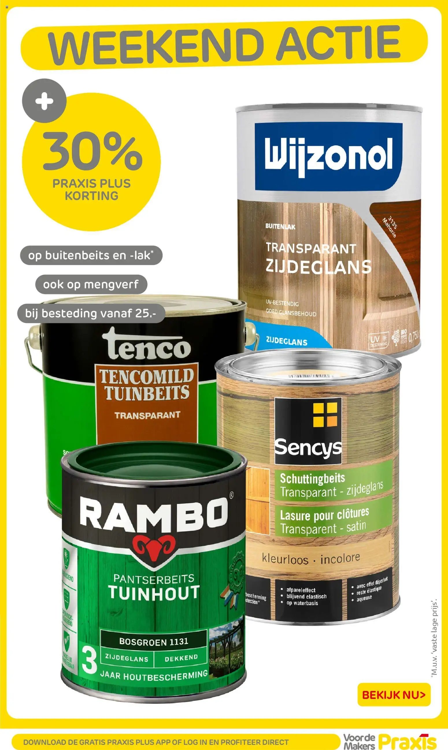 Praxis folder - Weekend actie