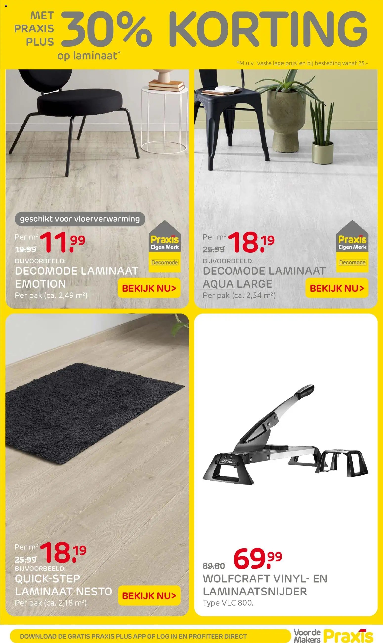 Praxis folder - Weekend actie