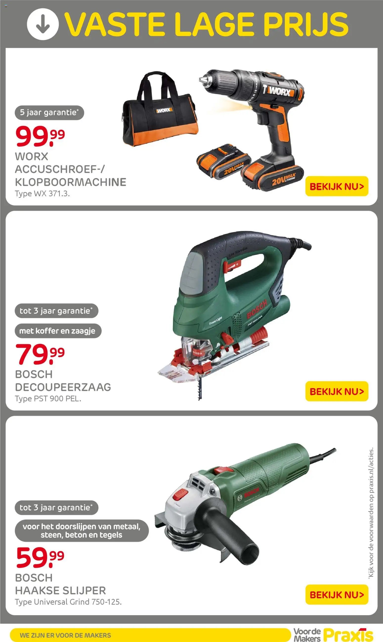 Praxis folder - Weekend actie