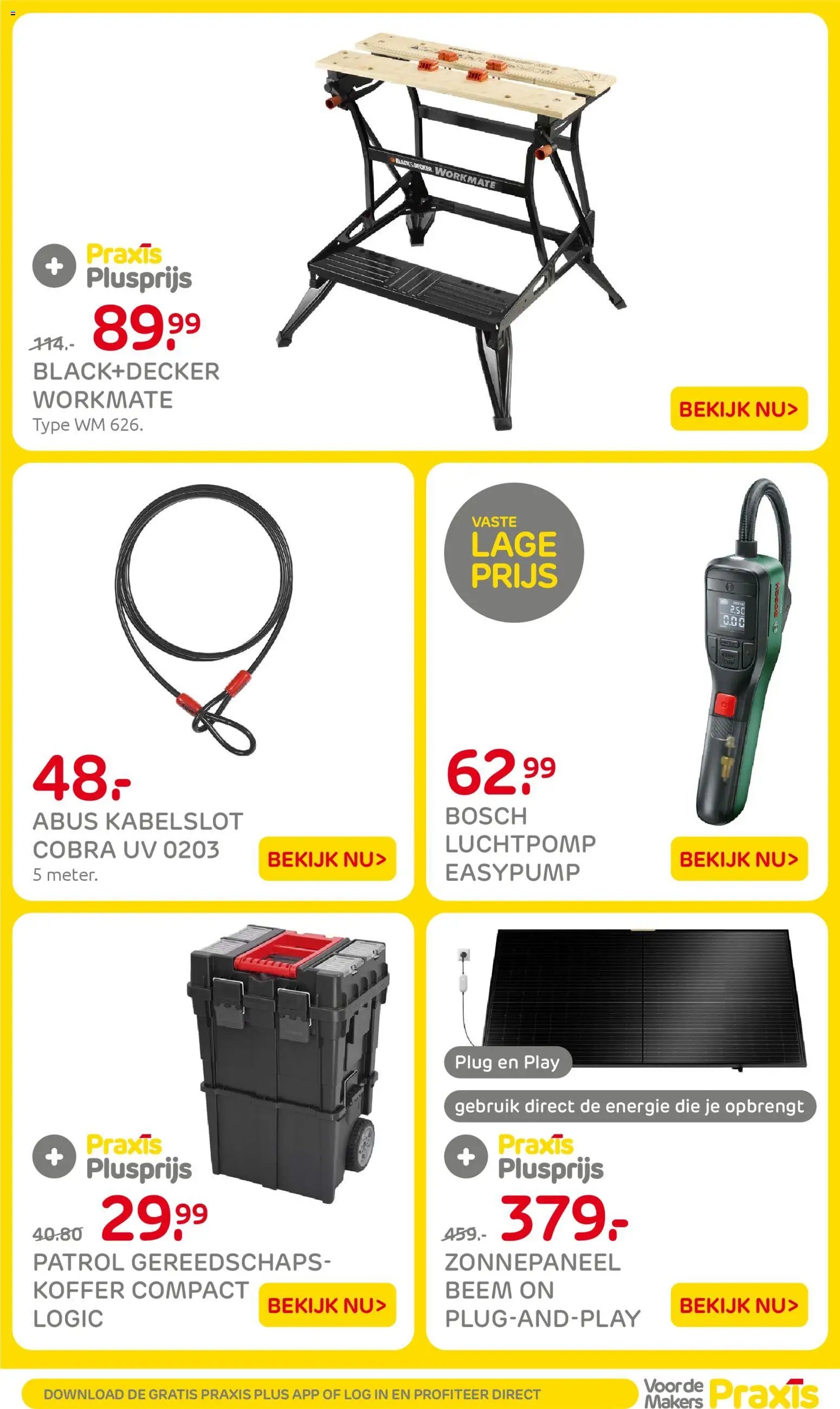 Praxis folder - Weekend actie