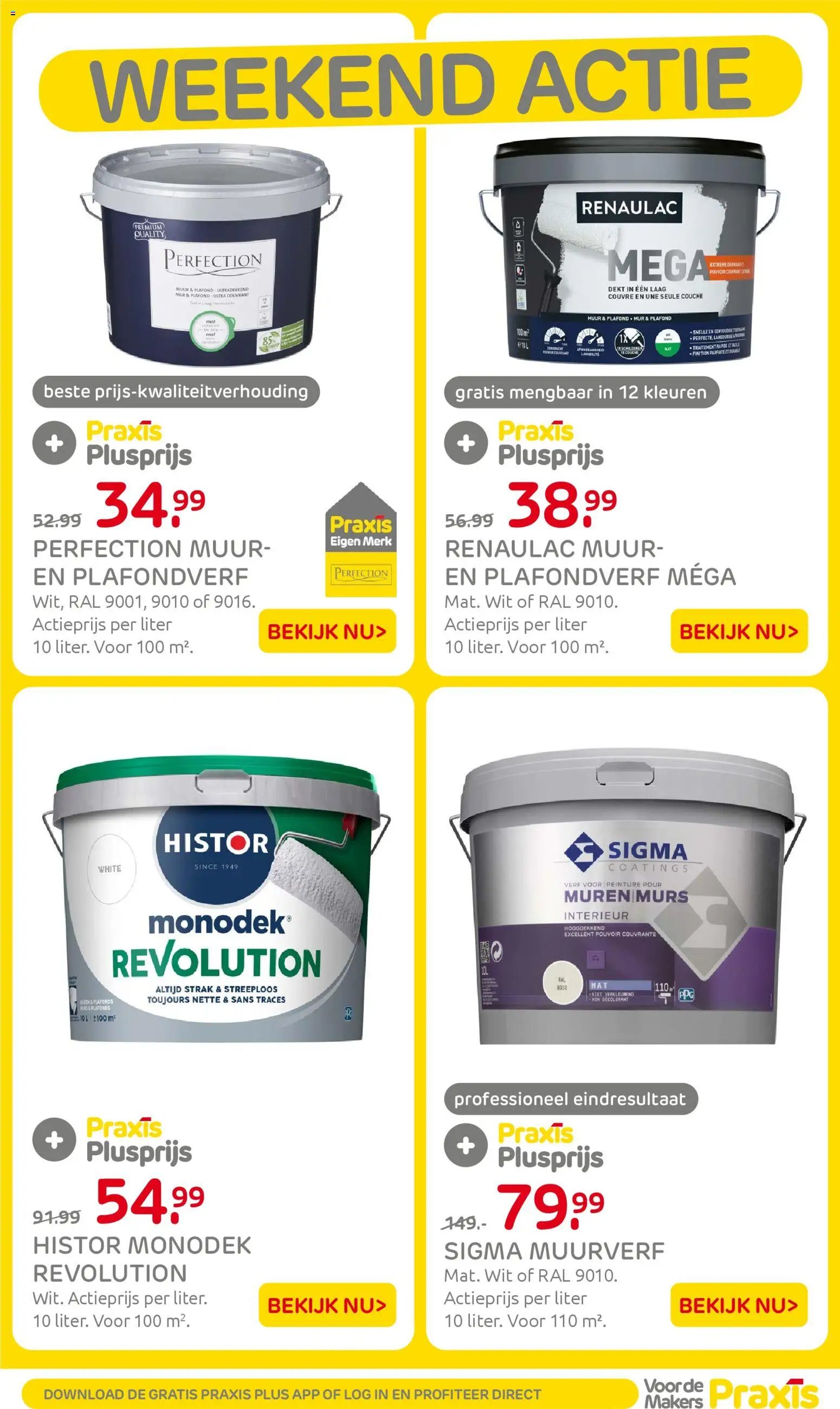 Praxis folder - Weekend actie