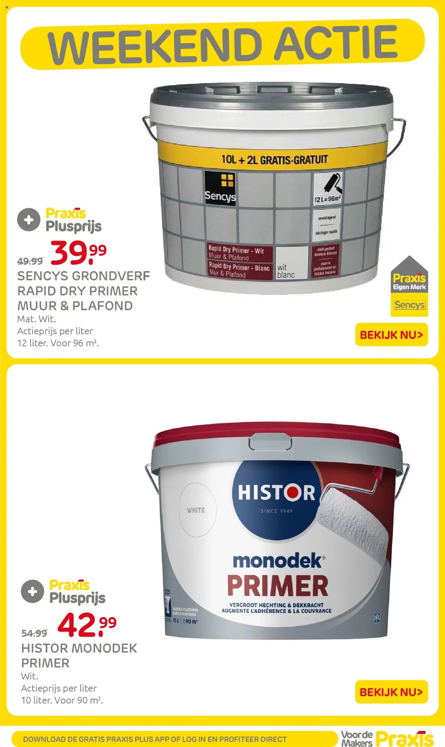 Praxis folder - Weekend actie