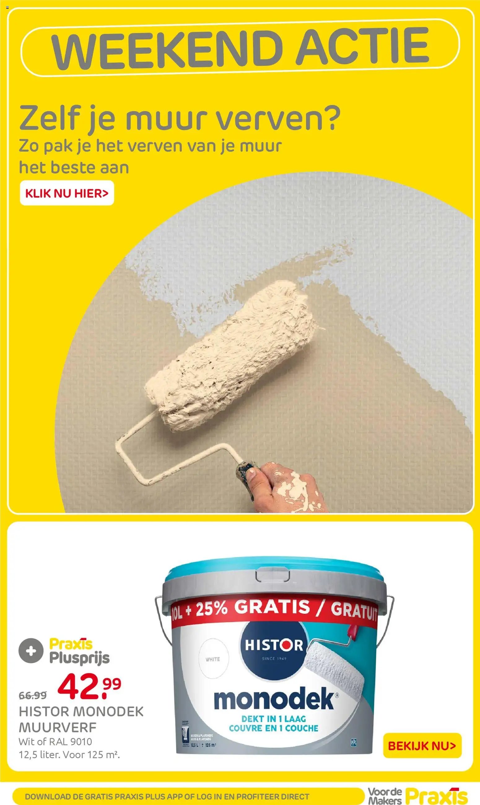 Praxis folder - Weekend actie