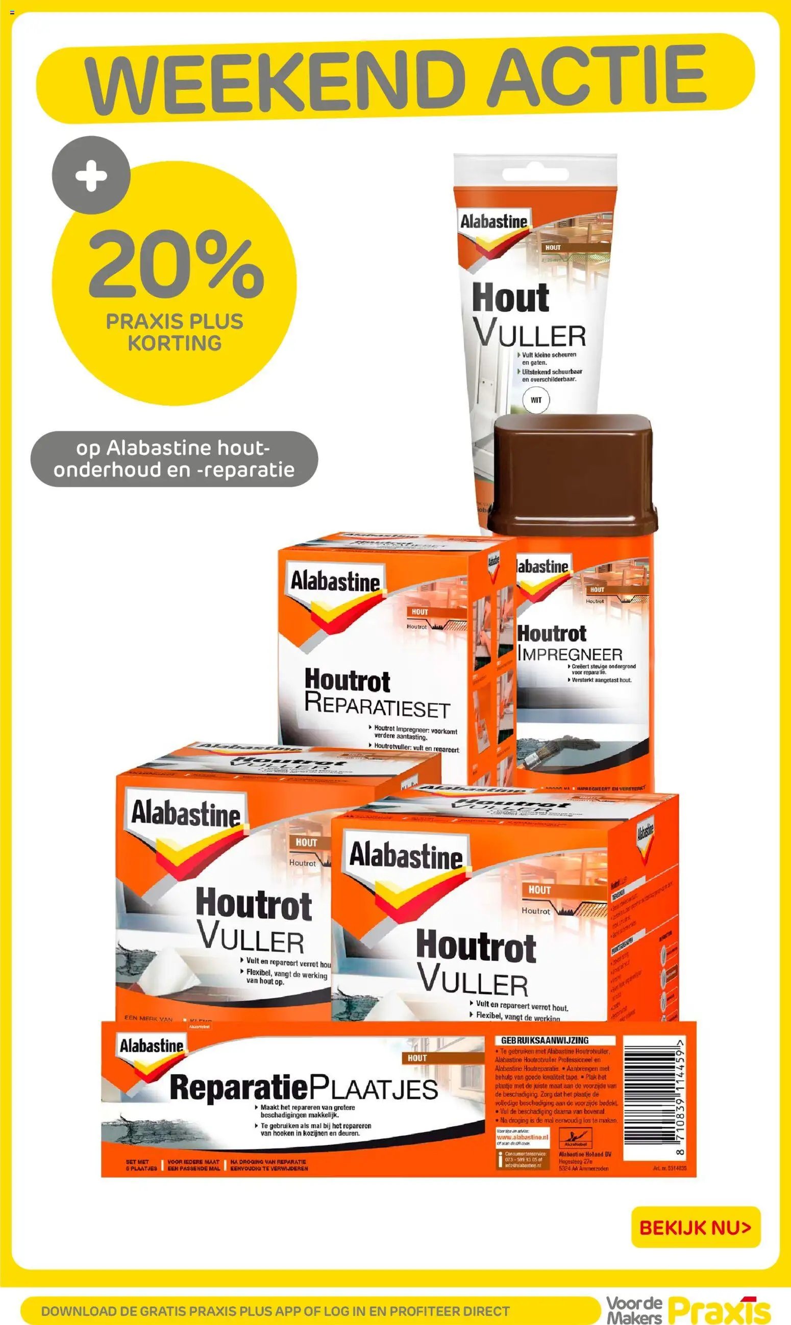 Praxis folder - Weekend actie