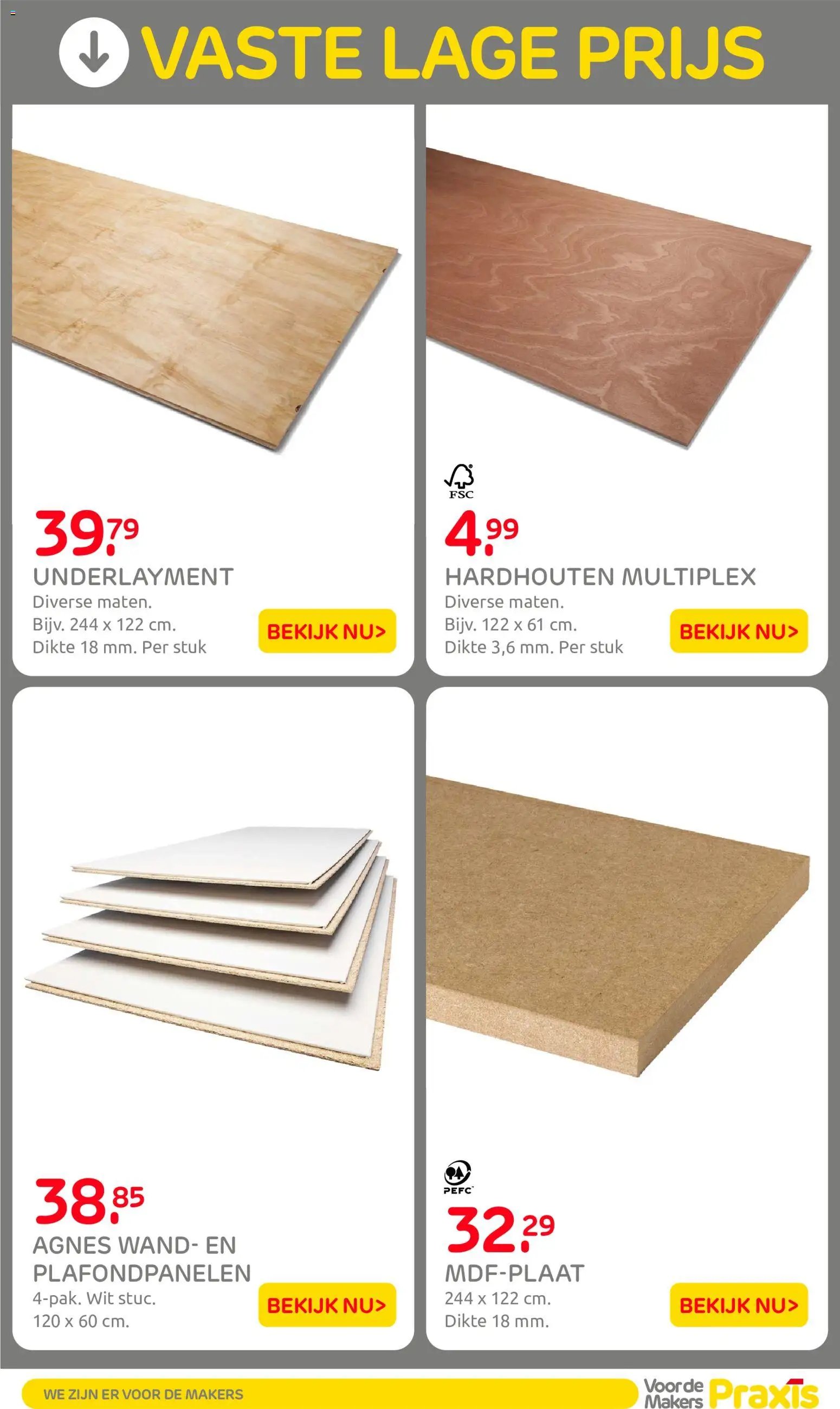Praxis folder - Weekend actie