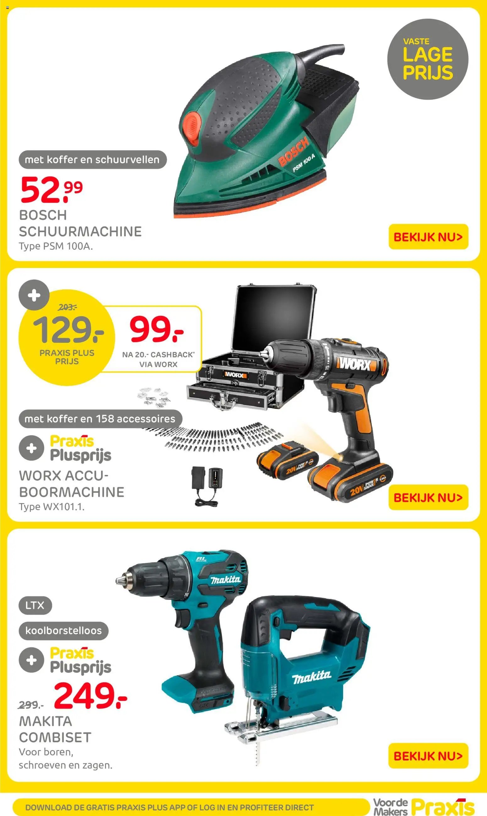 Praxis folder - Weekend actie