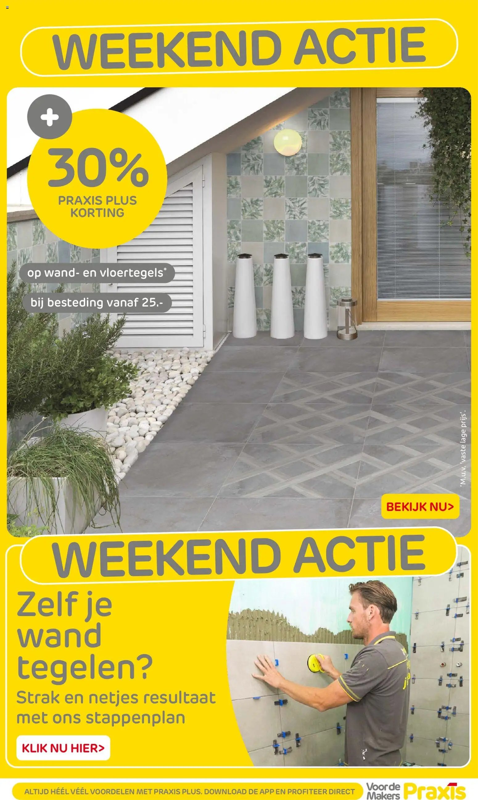 Praxis folder - Weekend actie