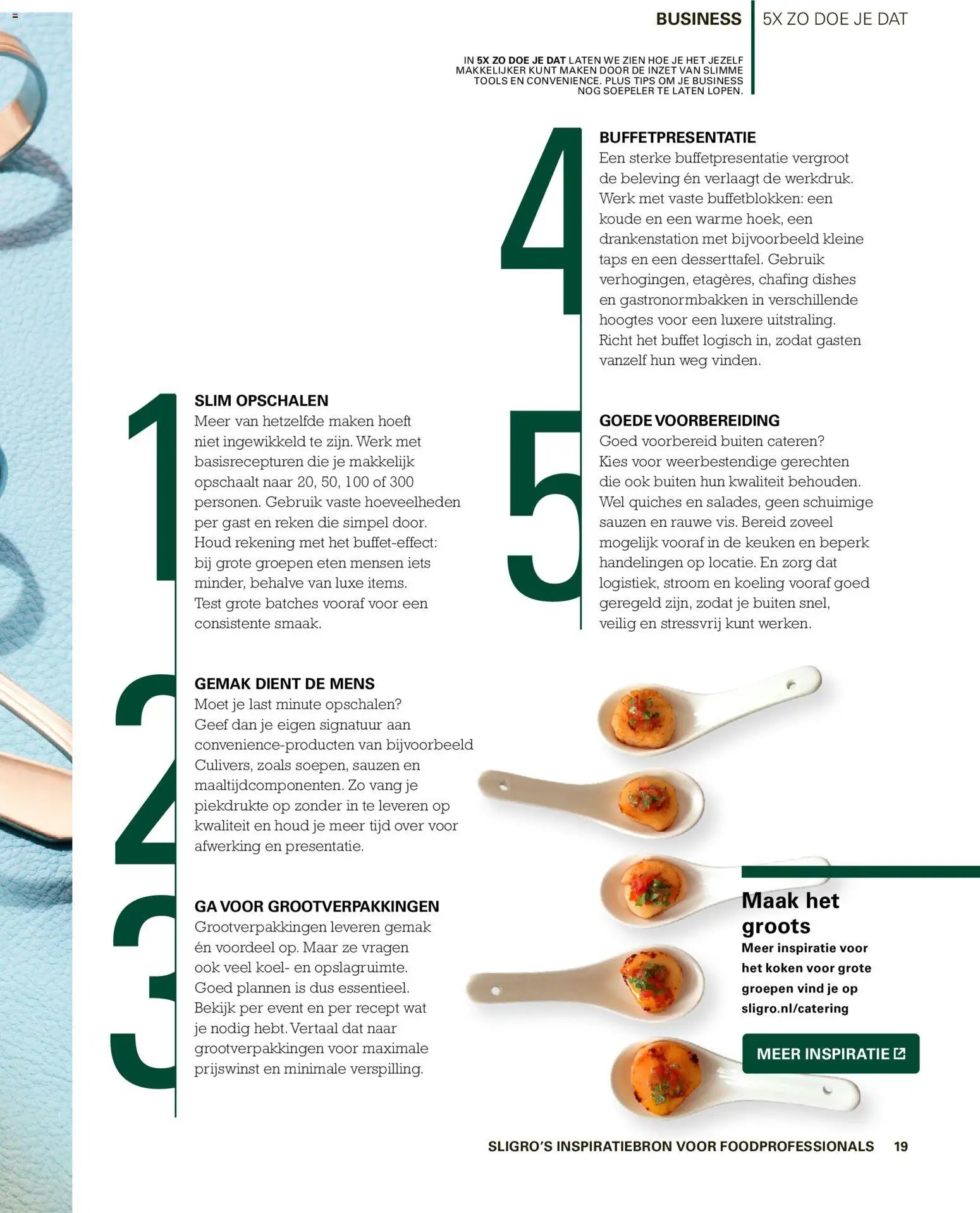 Sligro folder - Volle kracht zomer