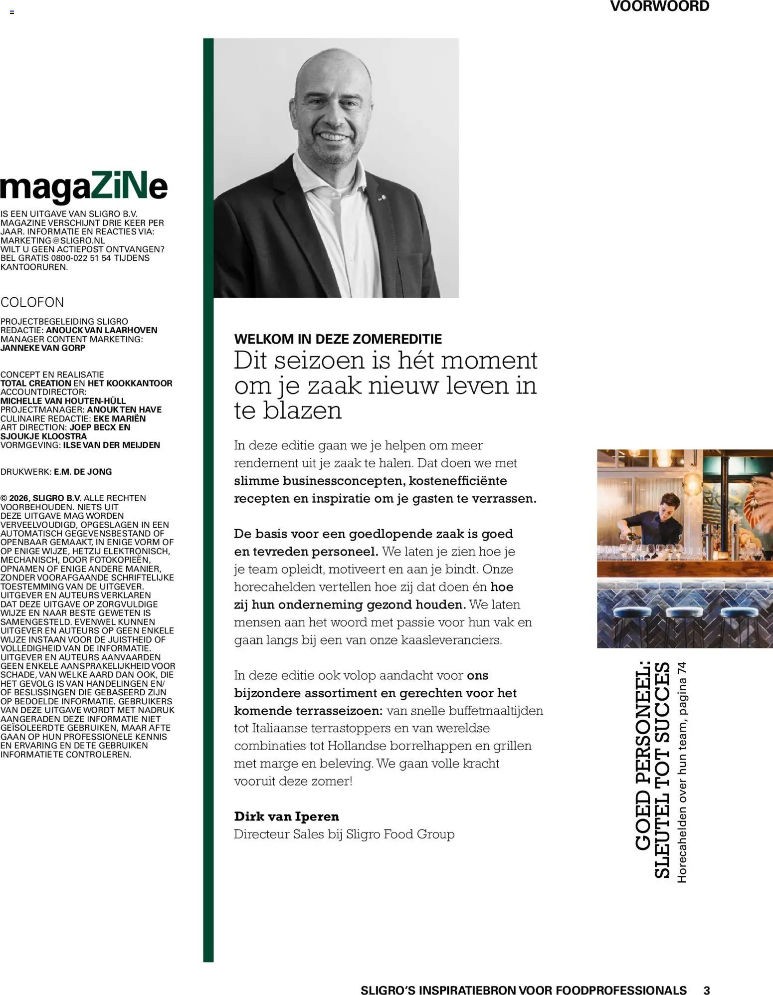 Sligro folder - Volle kracht zomer