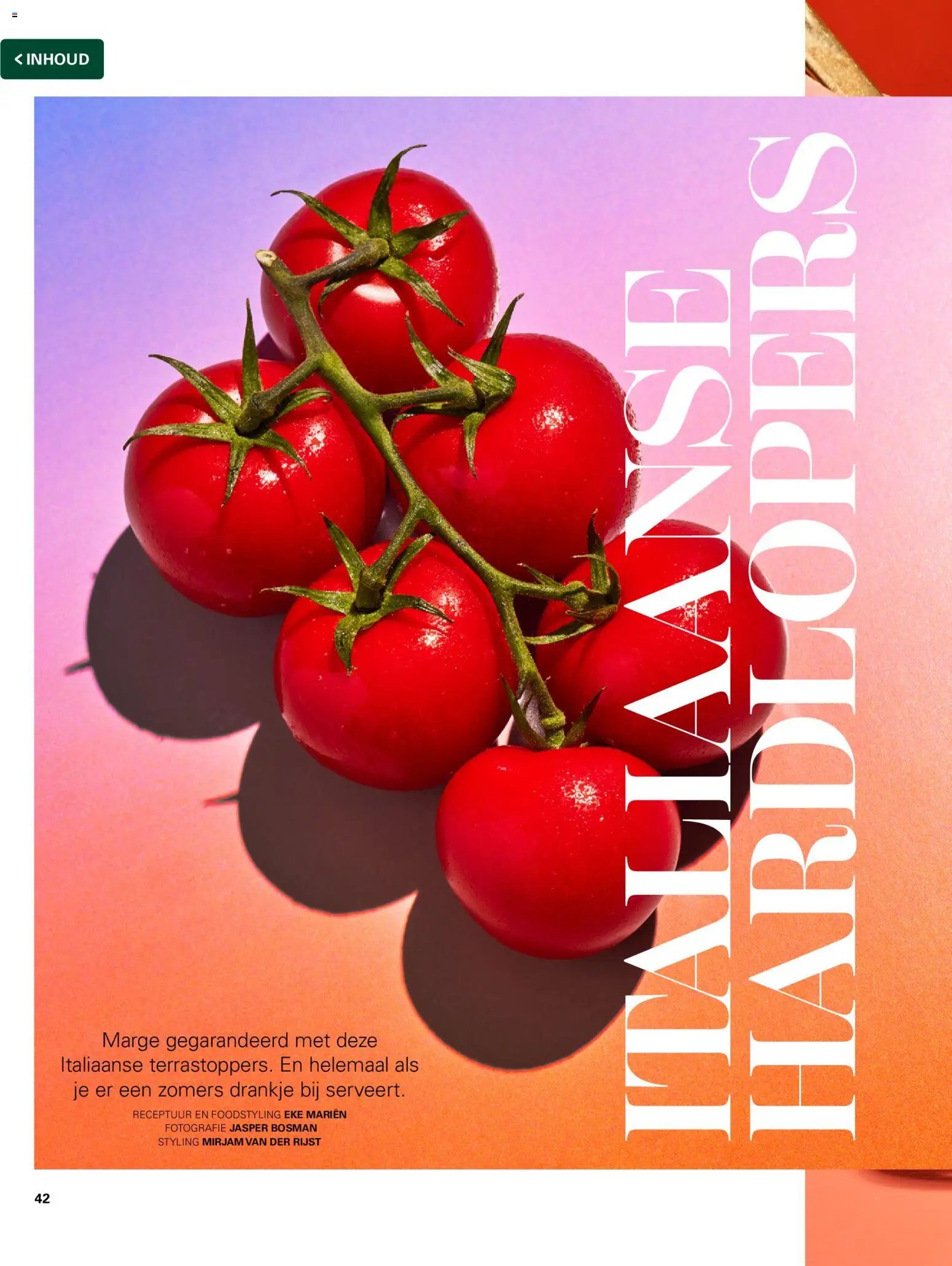 Sligro folder - Volle kracht zomer