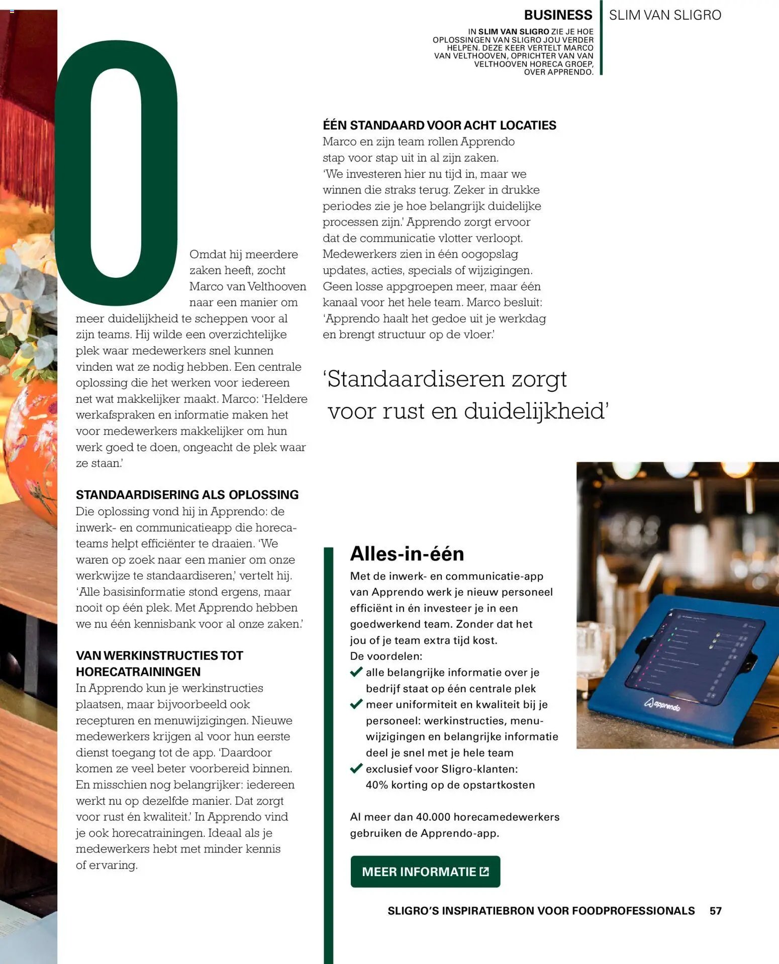 Sligro folder - Volle kracht zomer