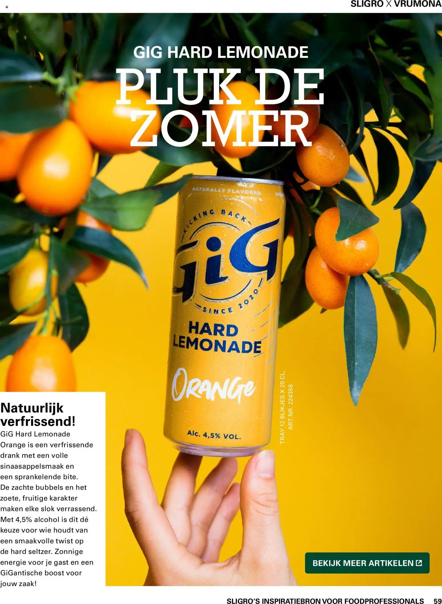Sligro folder - Volle kracht zomer