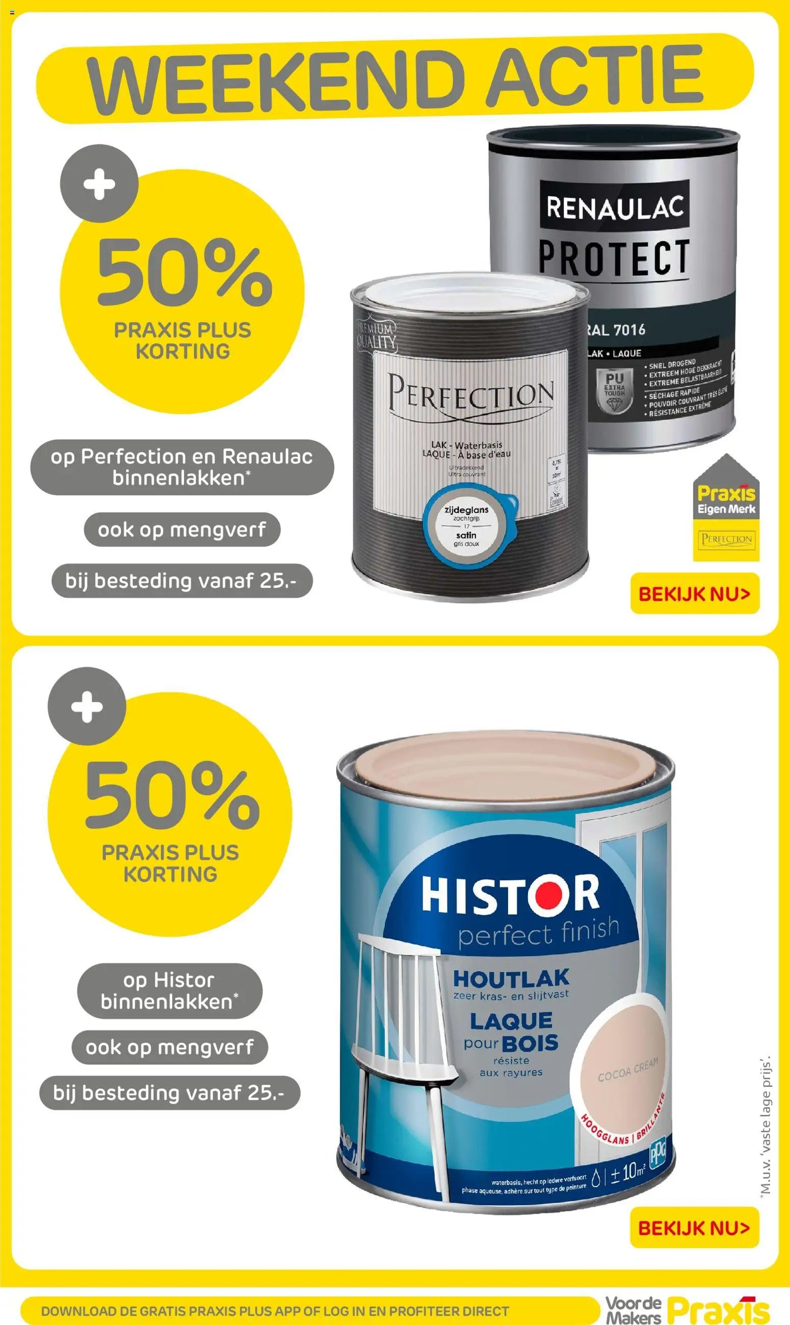 Praxis folder - Weekend actie