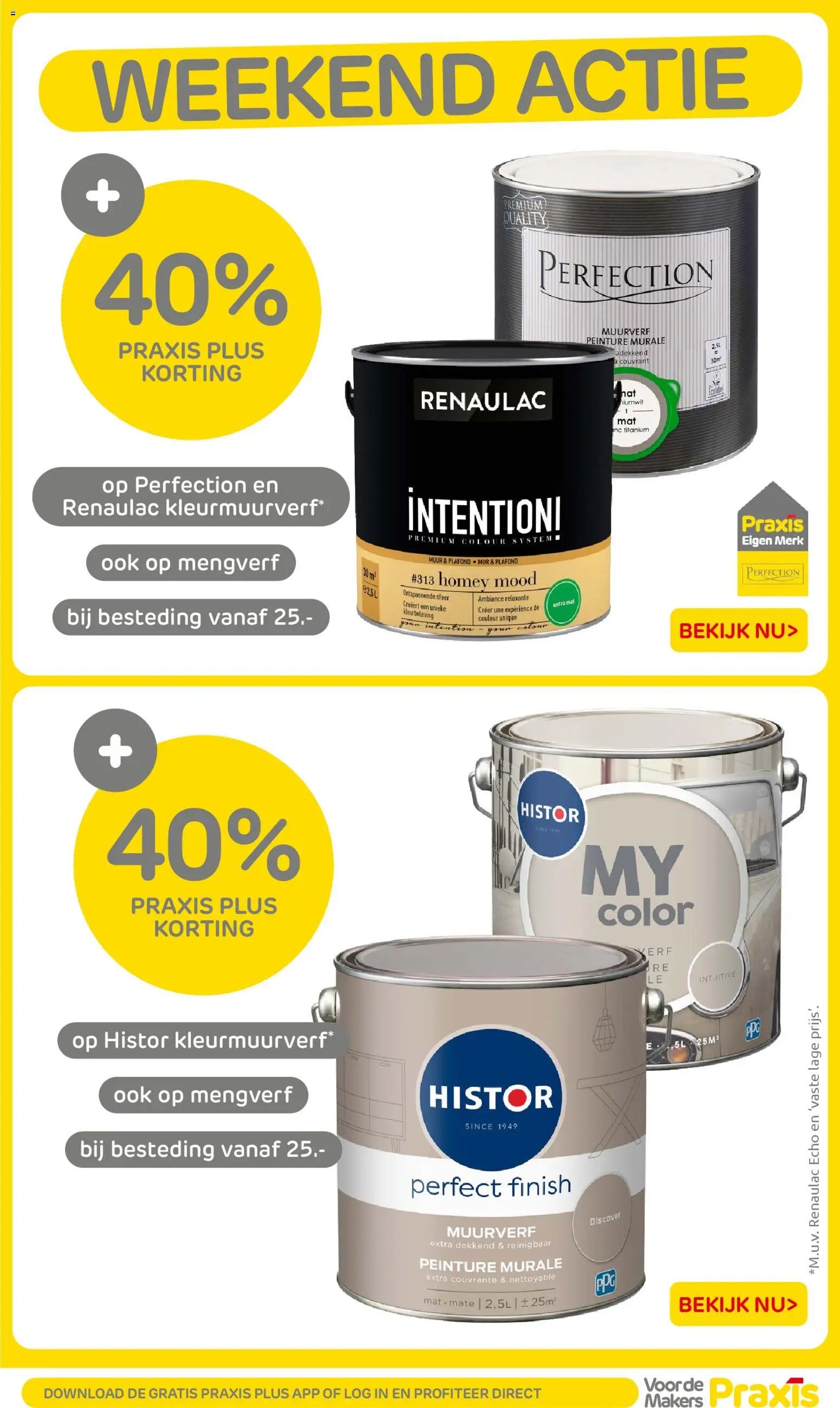 Praxis folder - Weekend actie