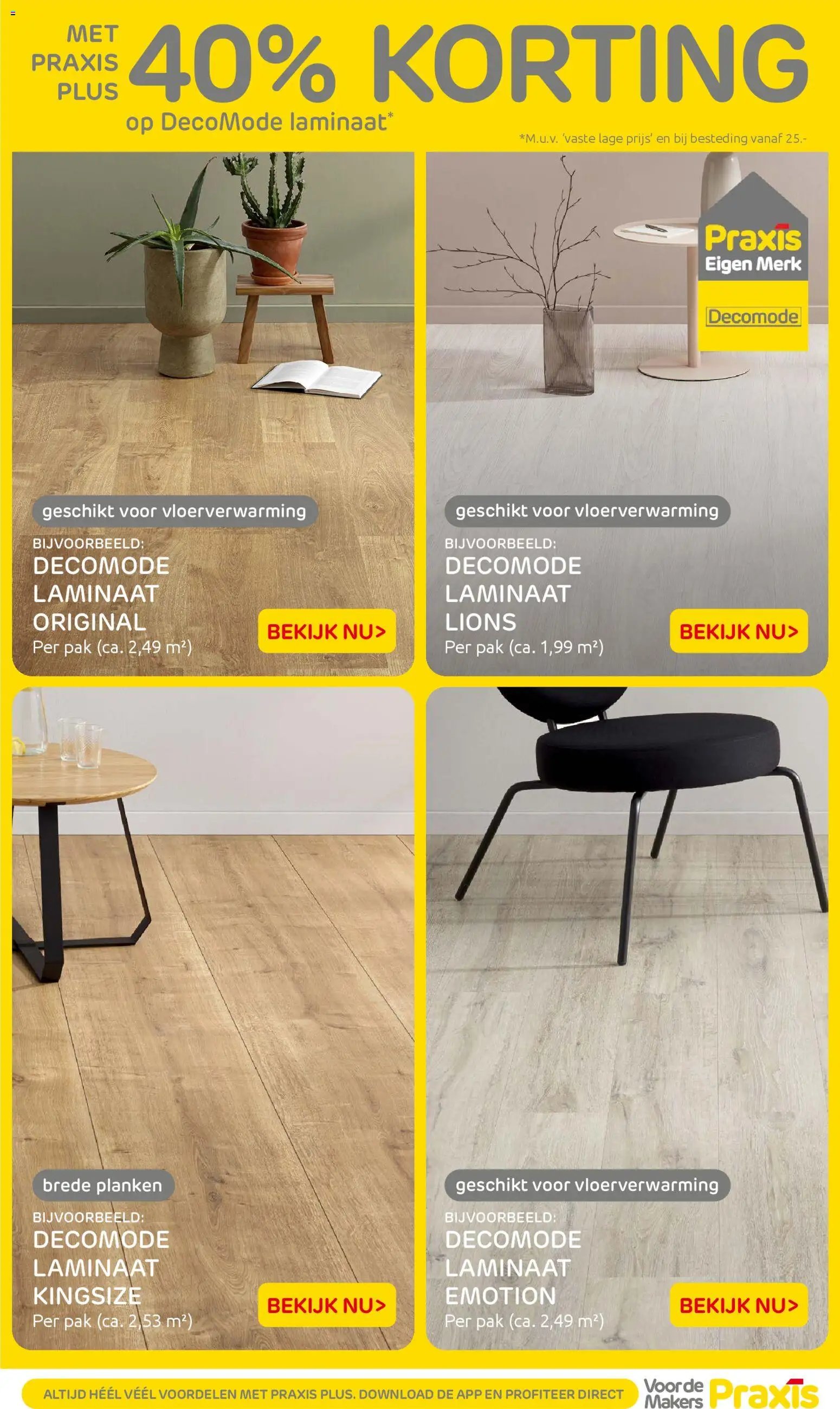 Praxis folder - Weekend actie