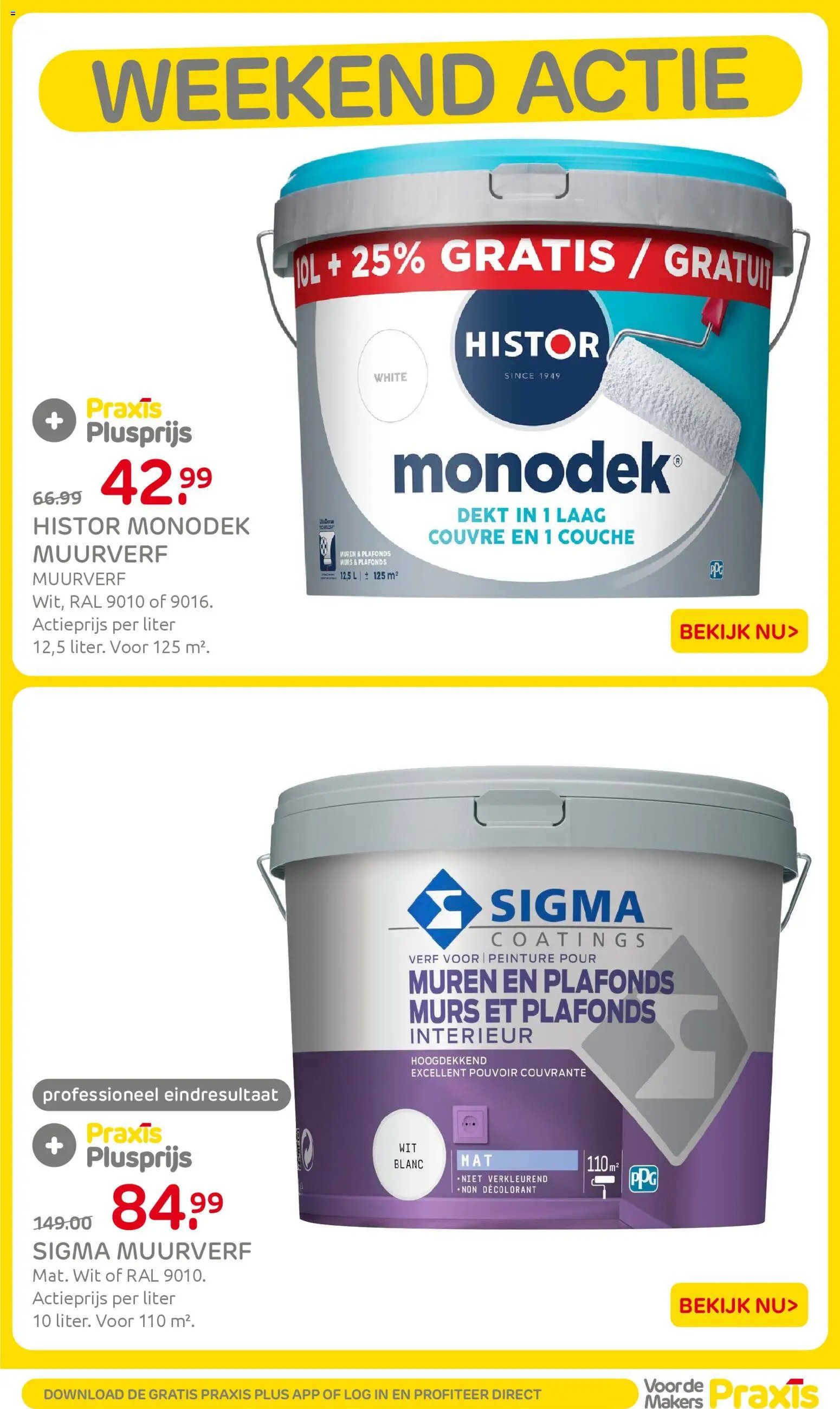 Praxis folder - Weekend actie