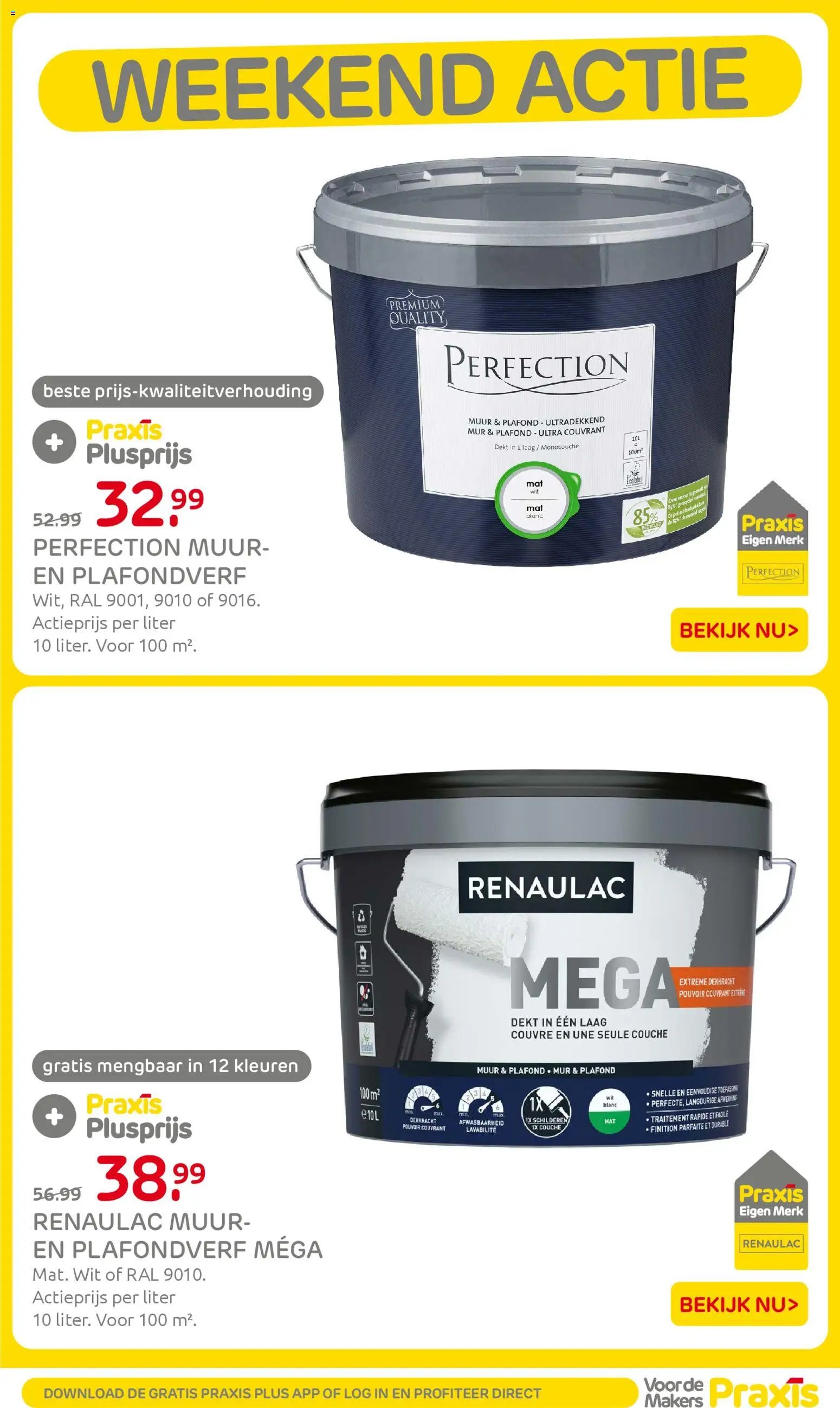 Praxis folder - Weekend actie