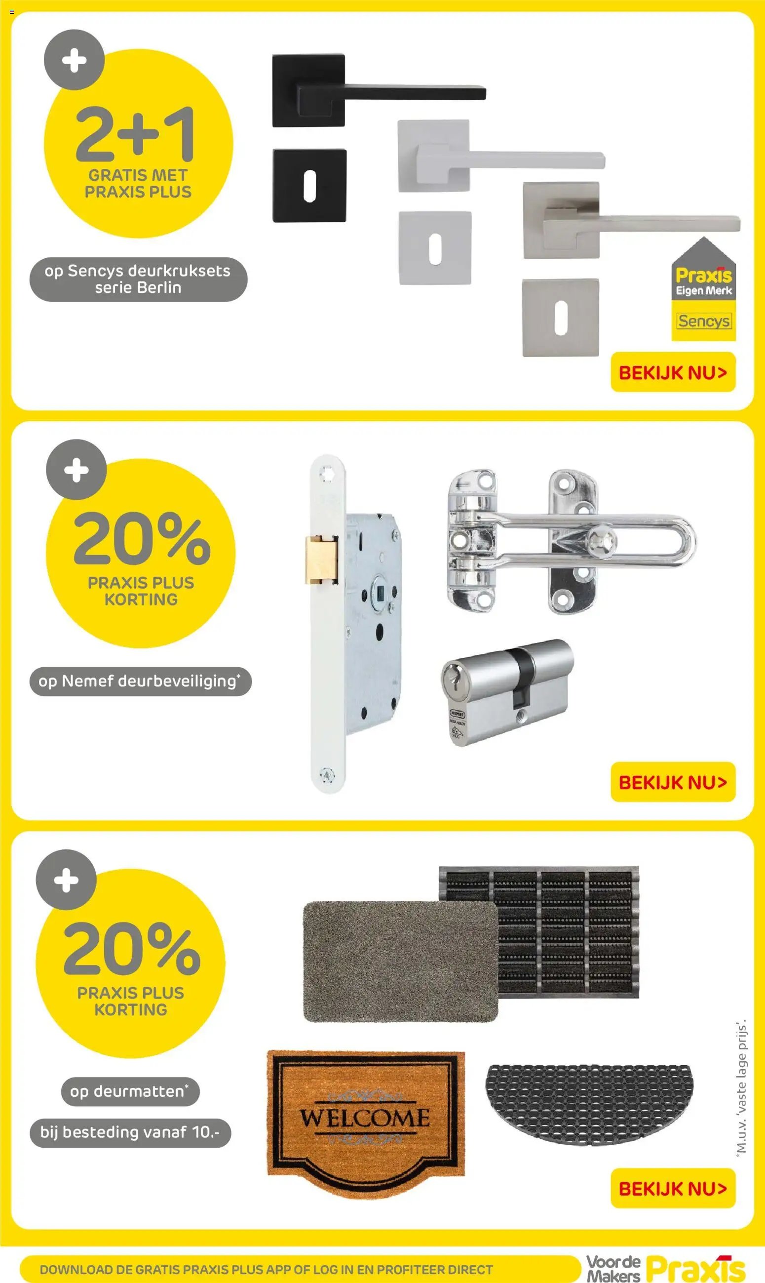 Praxis folder - Weekend actie