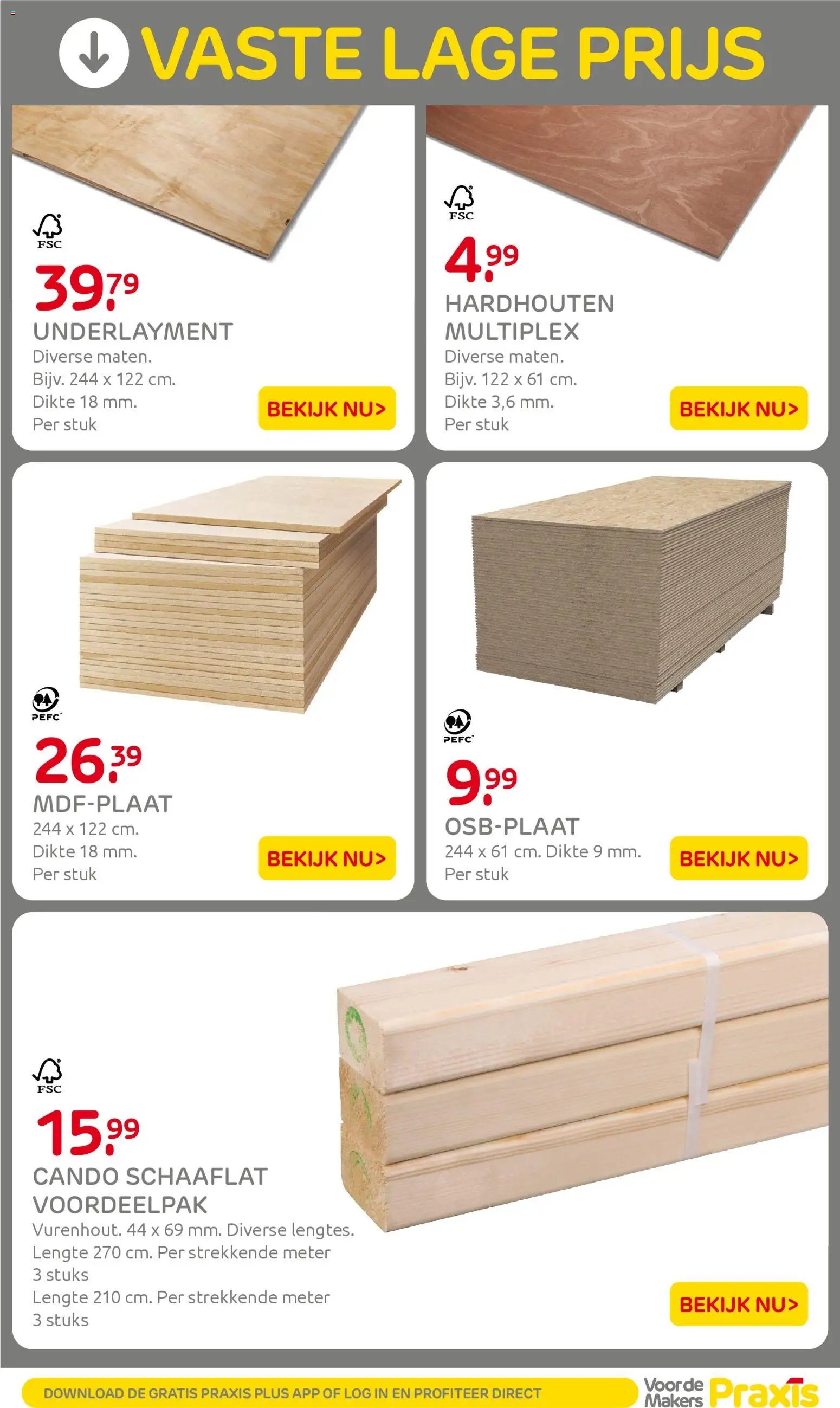 Praxis folder - Weekend actie