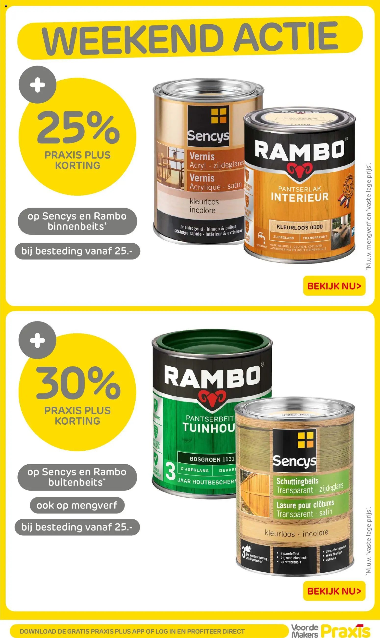 Praxis folder - Weekend actie