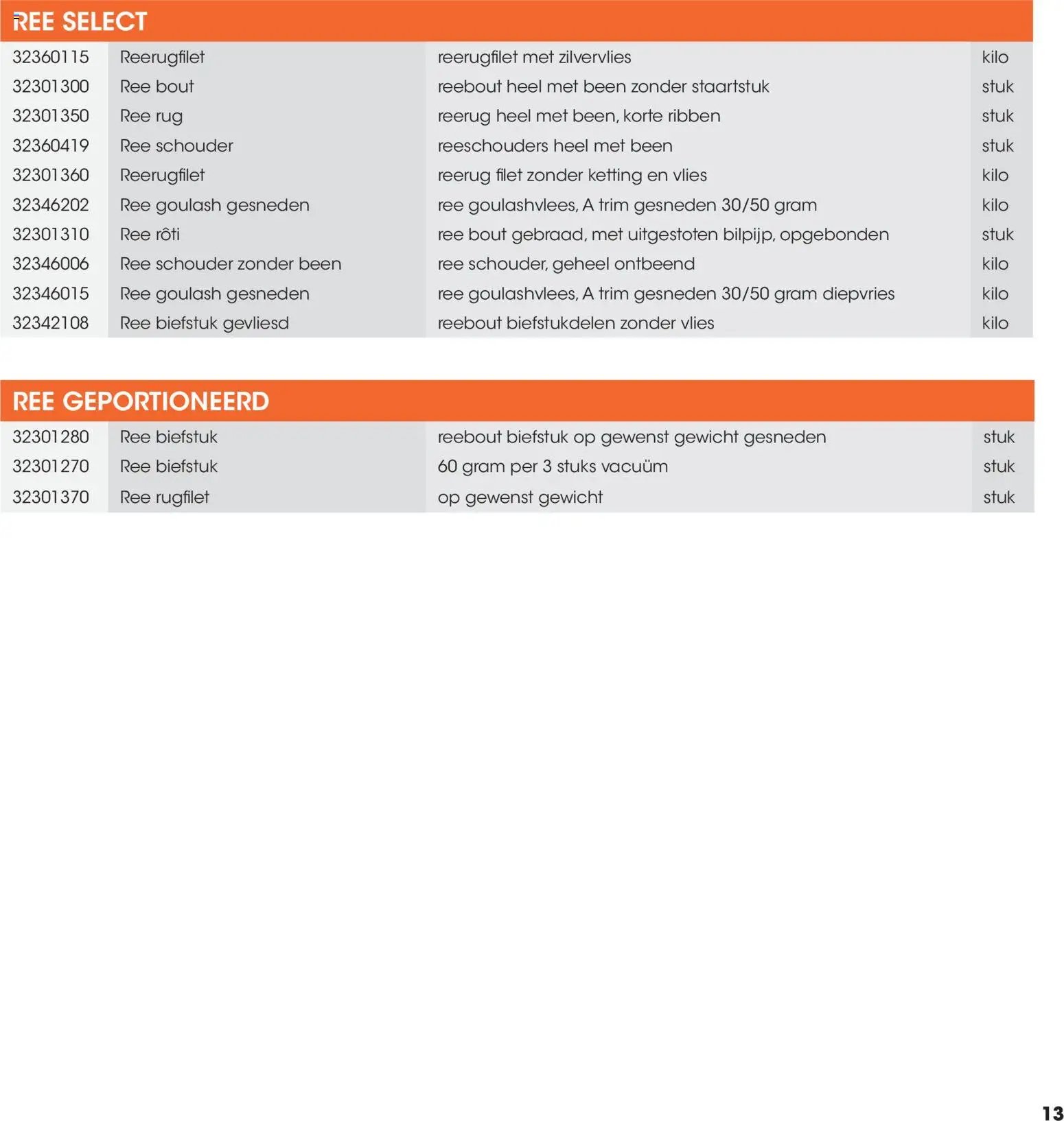 Hanos folder - Wildbrochure 2026/2027