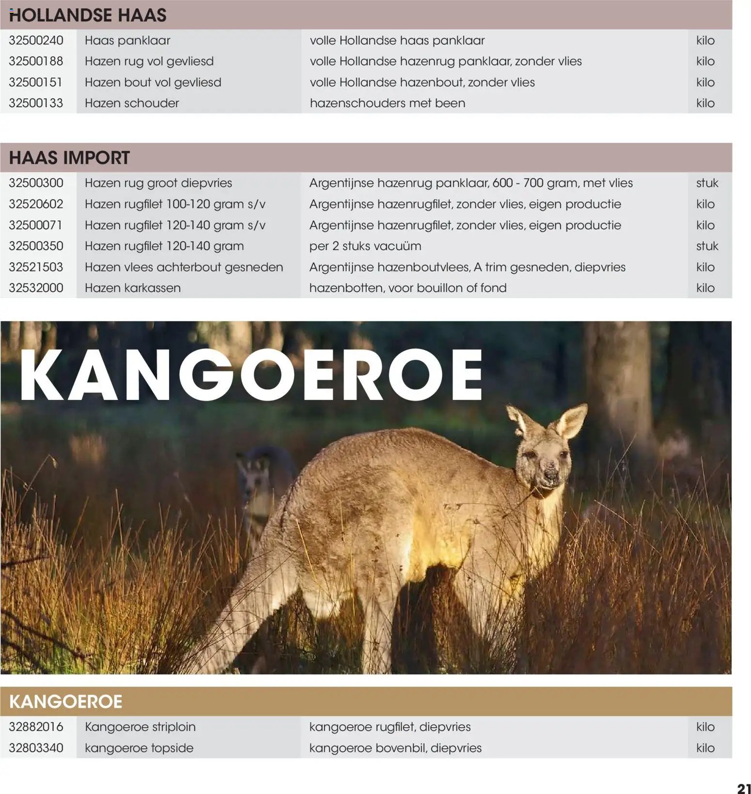 Hanos folder - Wildbrochure 2026/2027