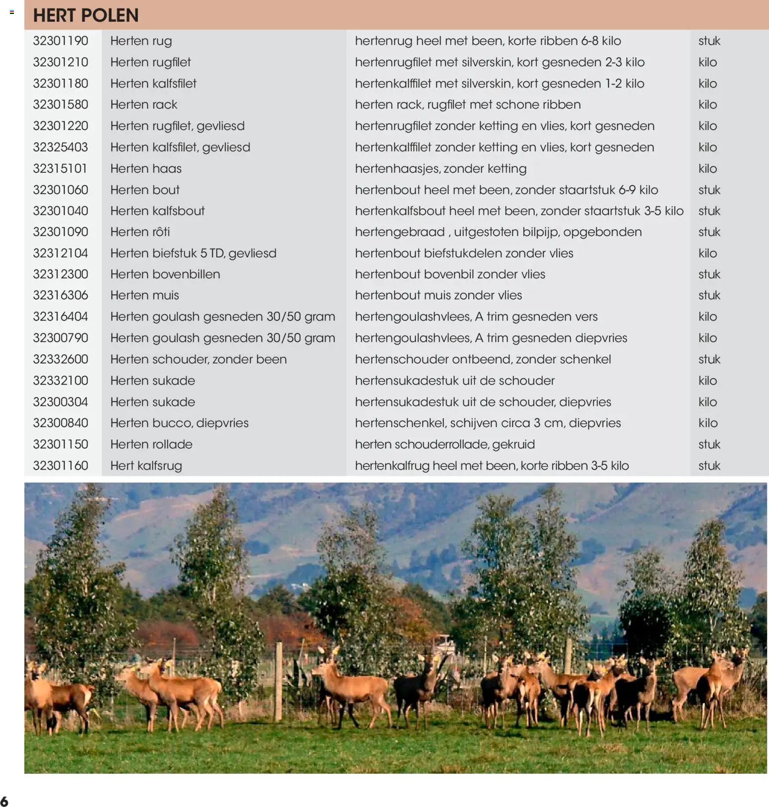 Hanos folder - Wildbrochure 2026/2027