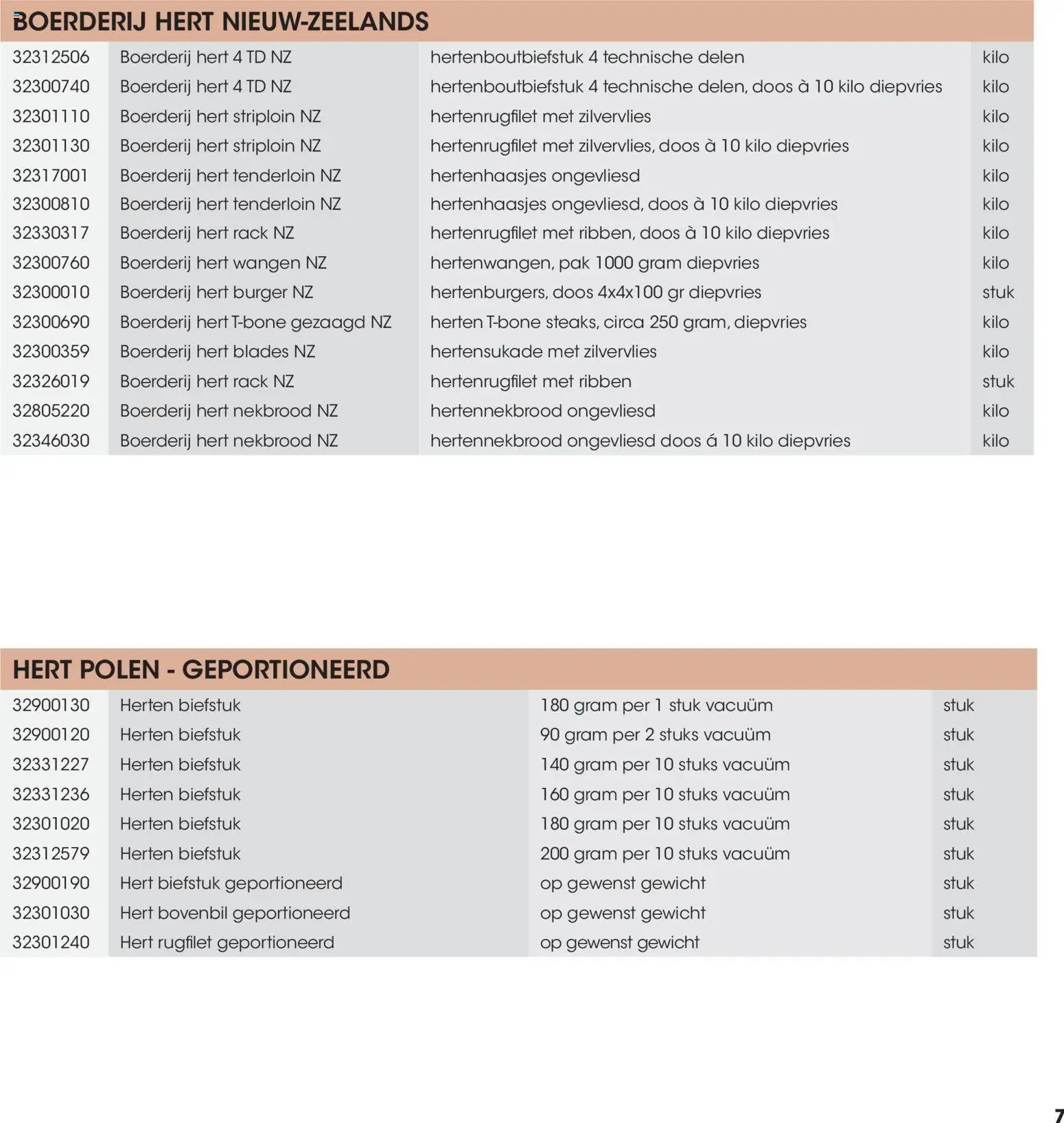 Hanos folder - Wildbrochure 2026/2027