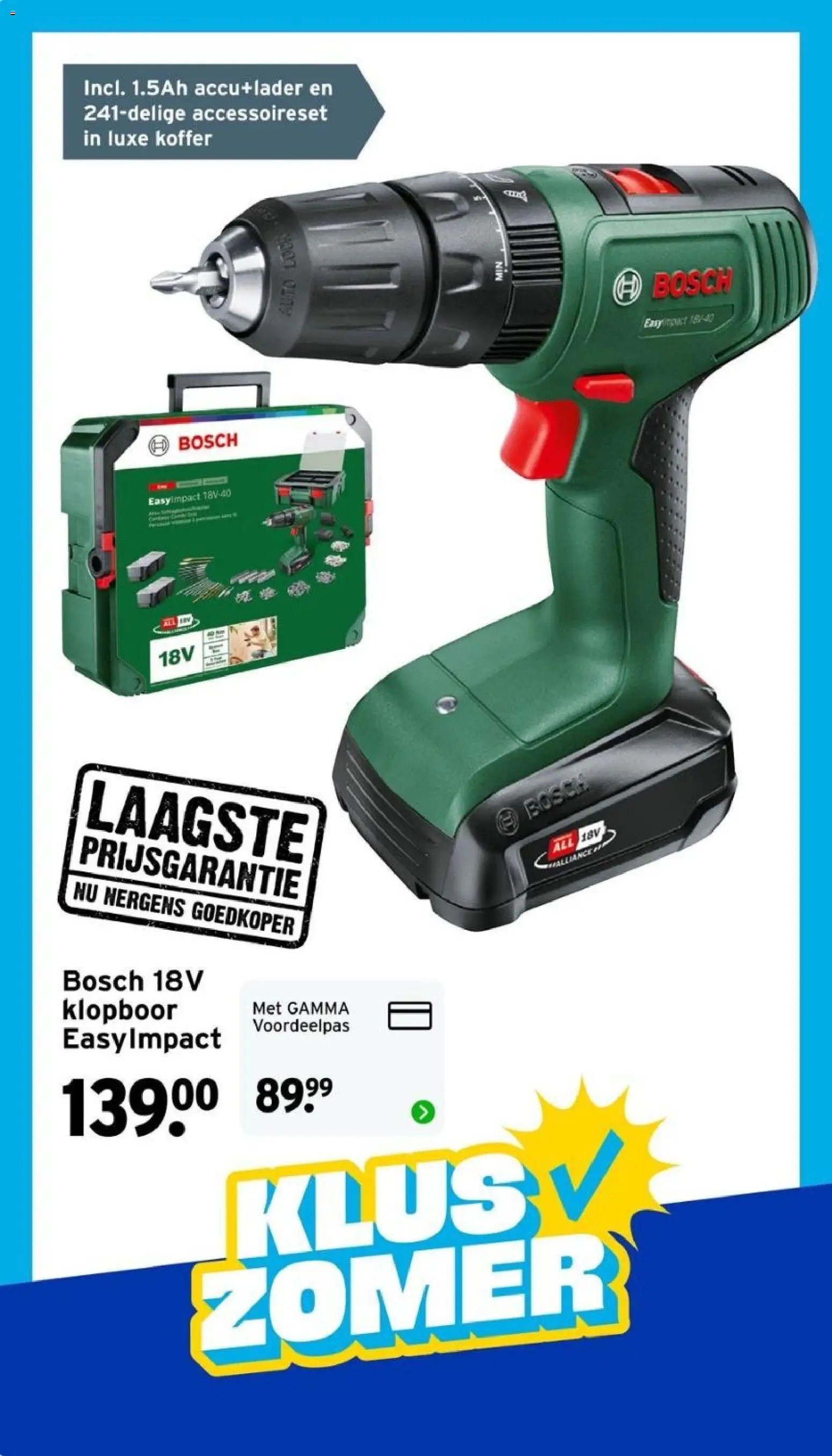 GAMMA folder - Weekenddeal