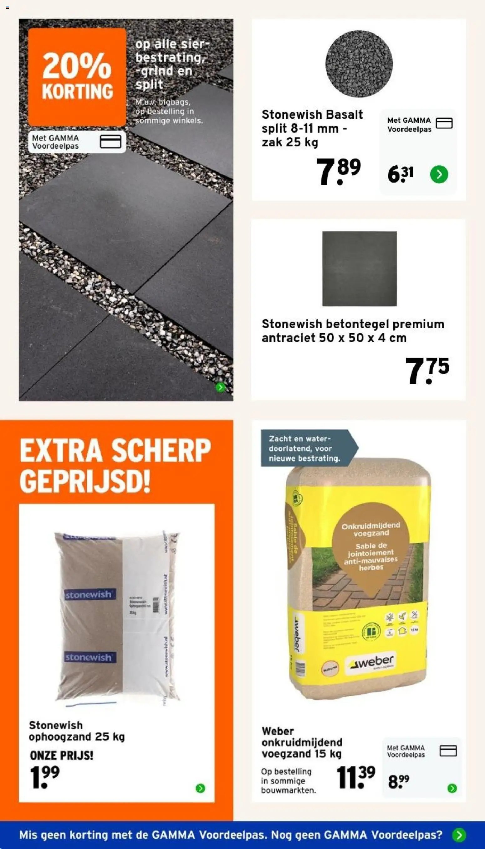 GAMMA folder - Weekenddeal