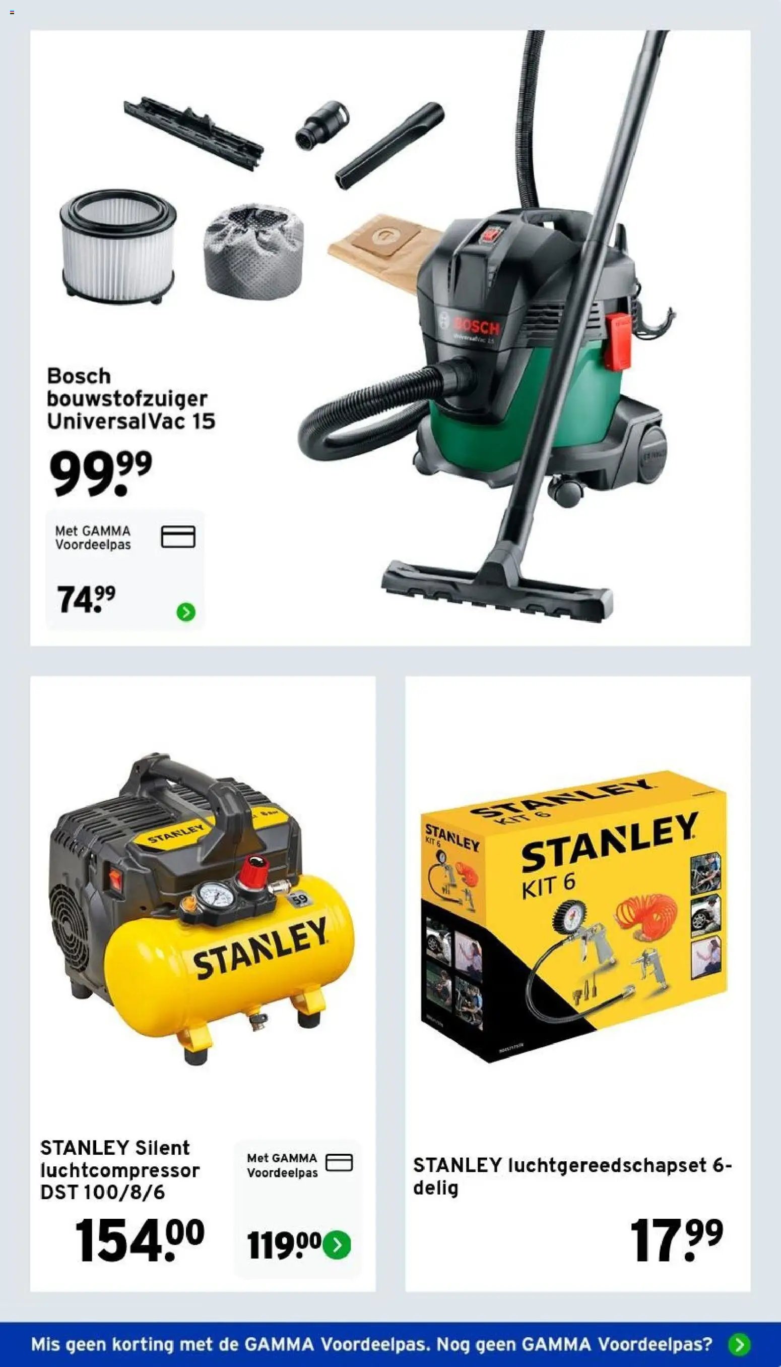 GAMMA folder - Weekenddeal
