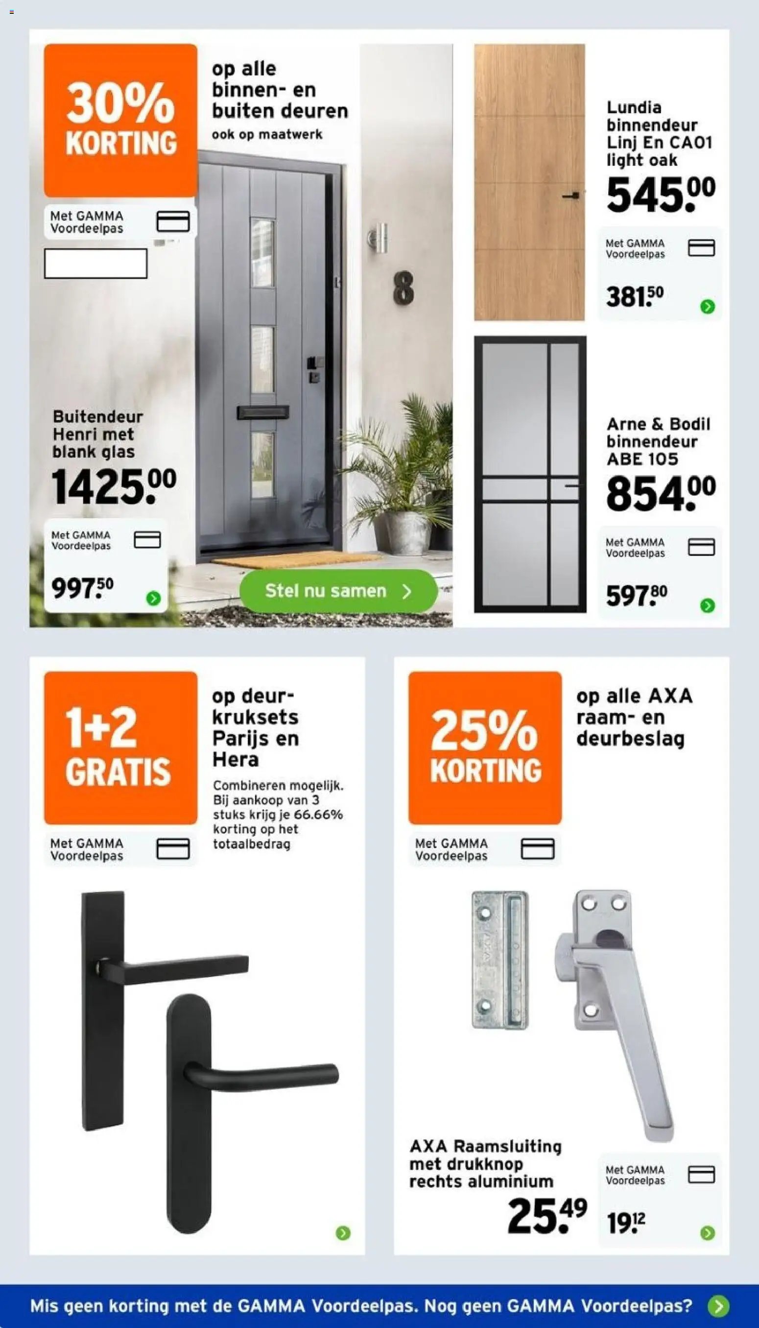 GAMMA folder - Weekenddeal