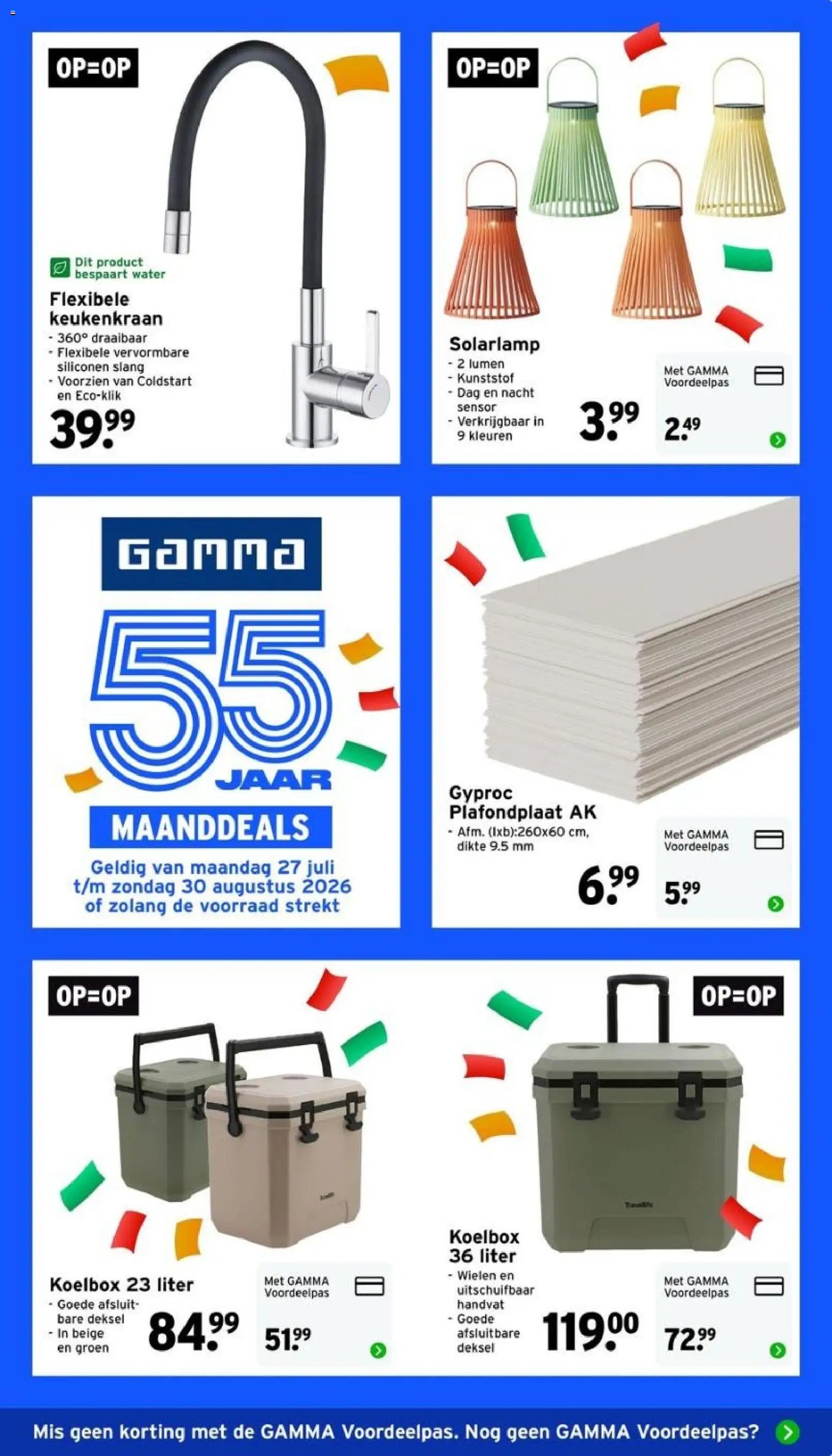 GAMMA folder - Weekenddeal