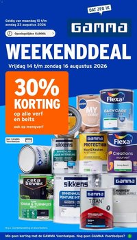GAMMA folder - Weekenddeal