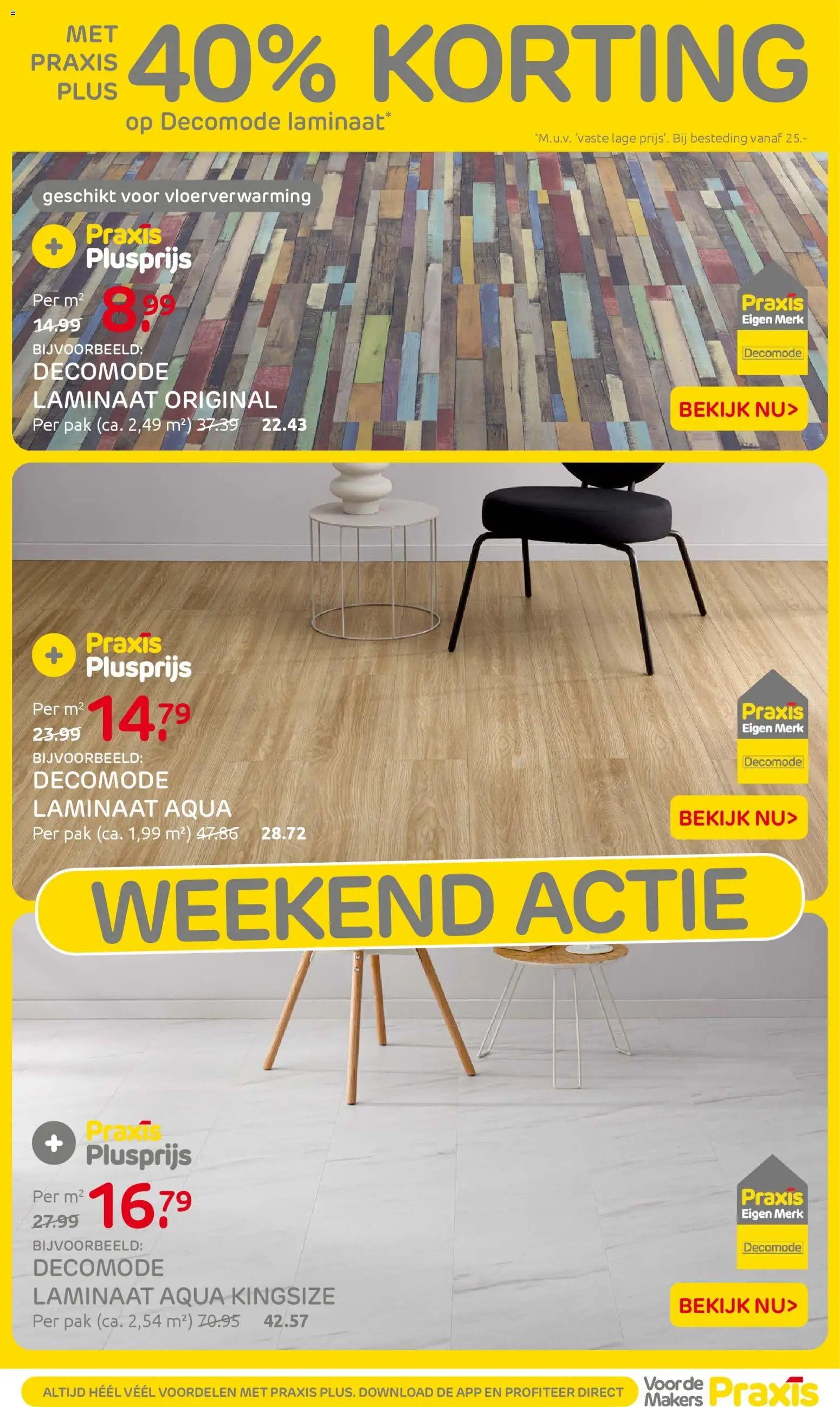 Praxis folder - Weekend actie