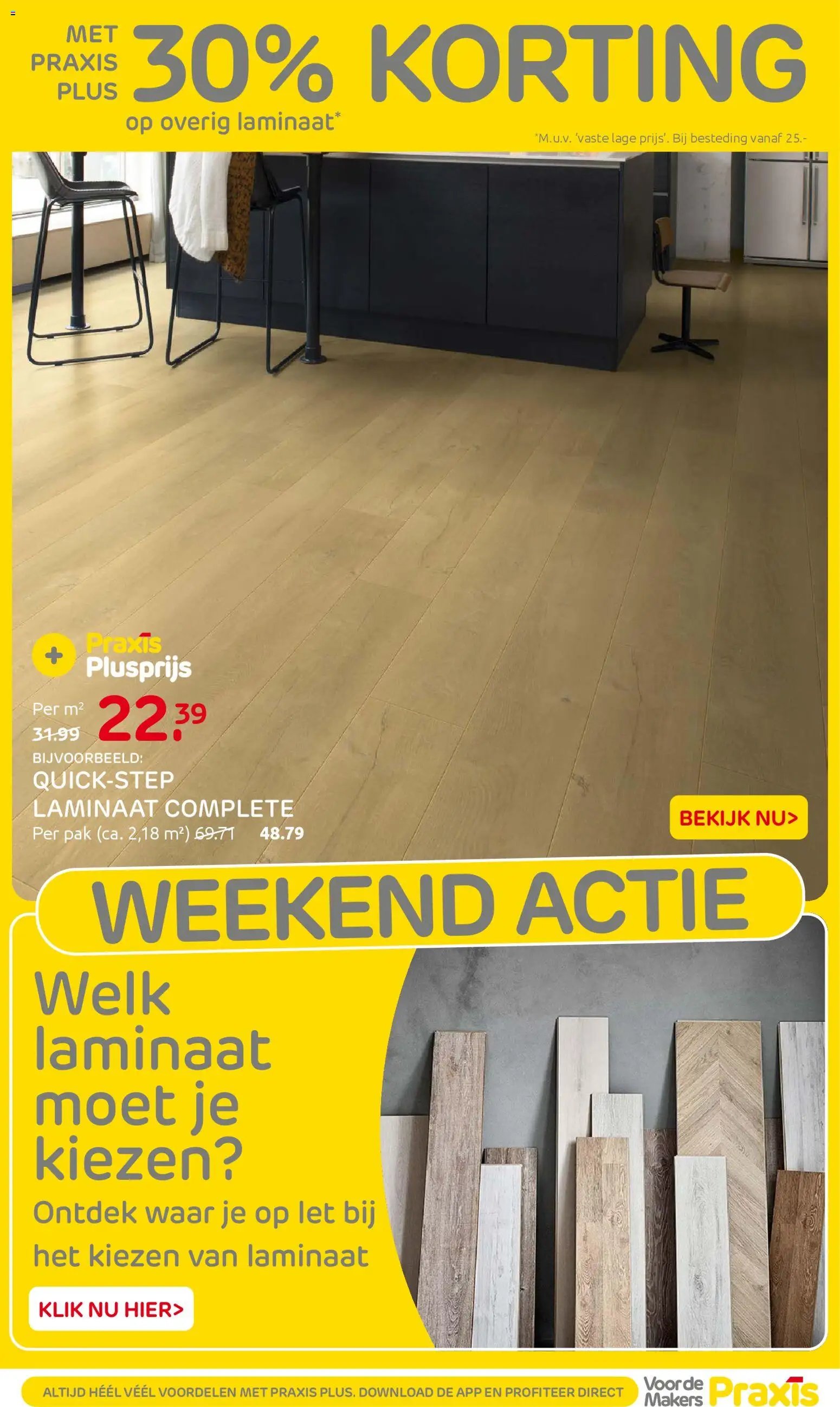 Praxis folder - Weekend actie